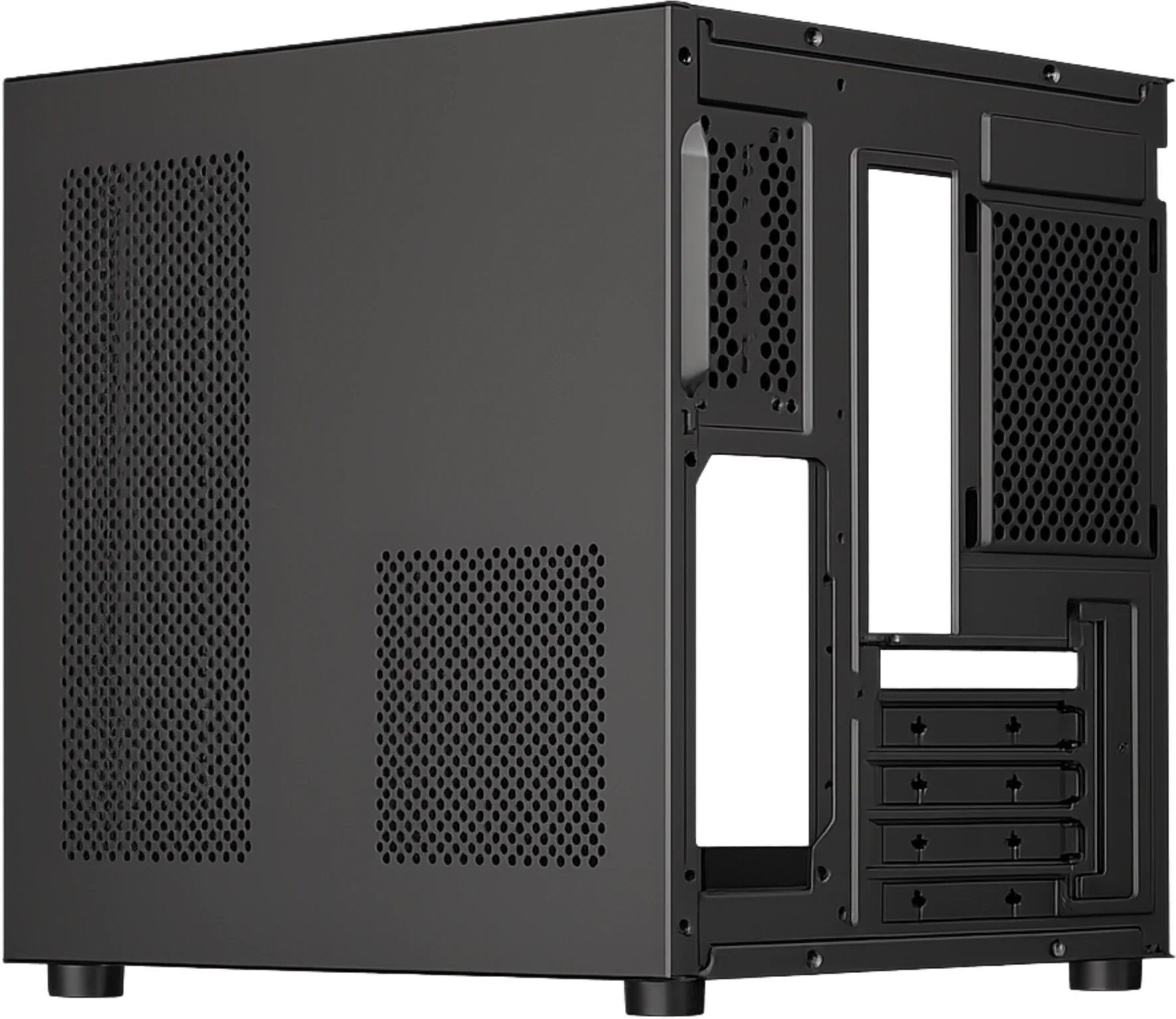 Imagen 3 de Gabinete Gamer REBEL 270deg | Micro ATX / ITX | 5 ARGB | Controladora + Control 
