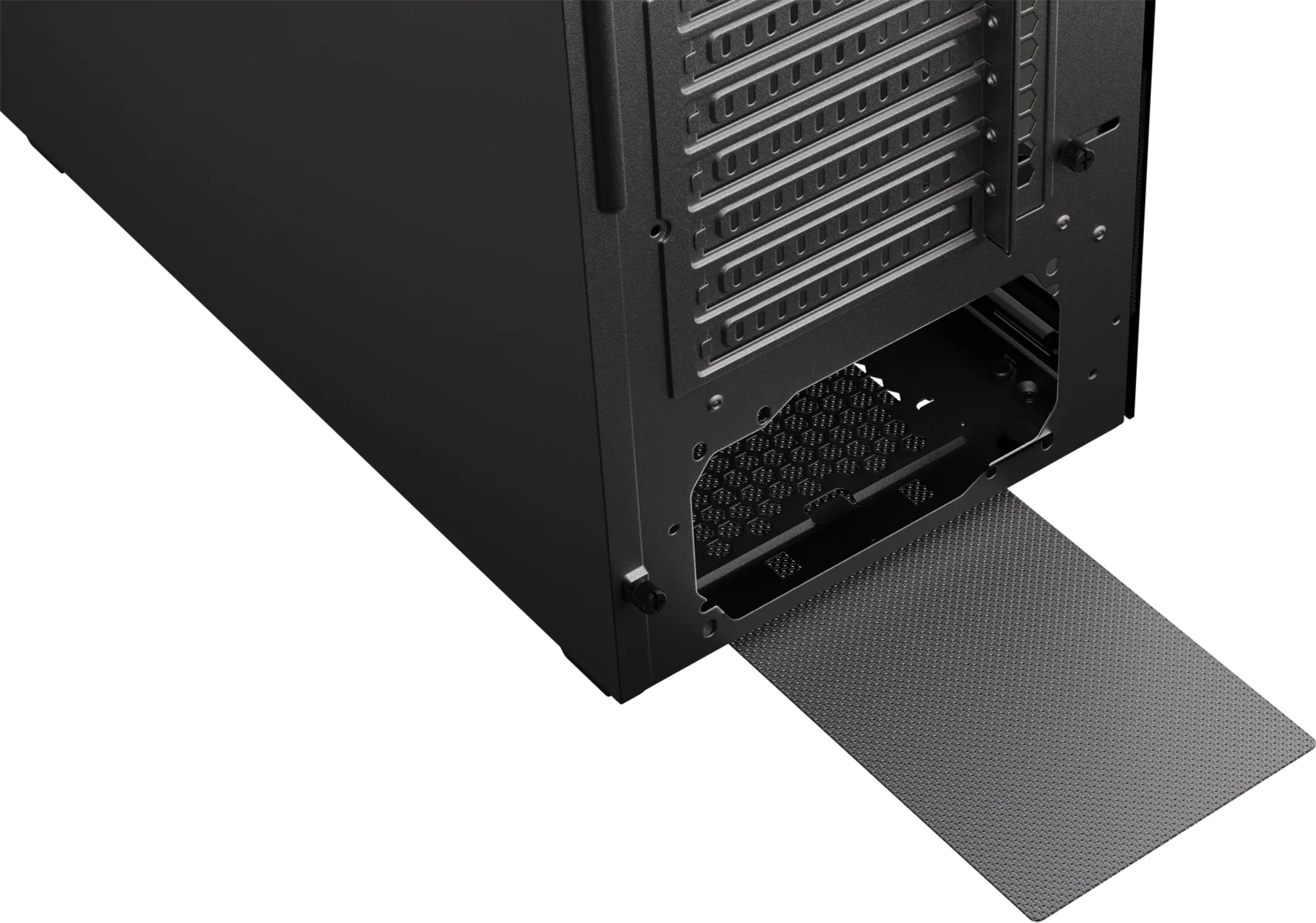 Imagen 8 de Gabinete Corsair 480T RGB 2*USB3.0 Vidrio Templado Filtro polvo ATX Negro
