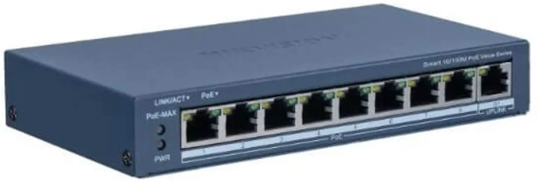 Imagen 0 de Switch Hikvision 8 Puertos Fast Ethernet Smart POE