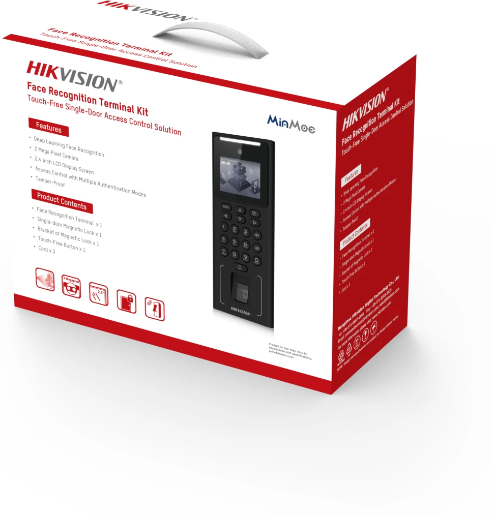 Imagen 1 de Control de Acceso y Asistencia Hikvision Huella + PIN + Proxy Mifare