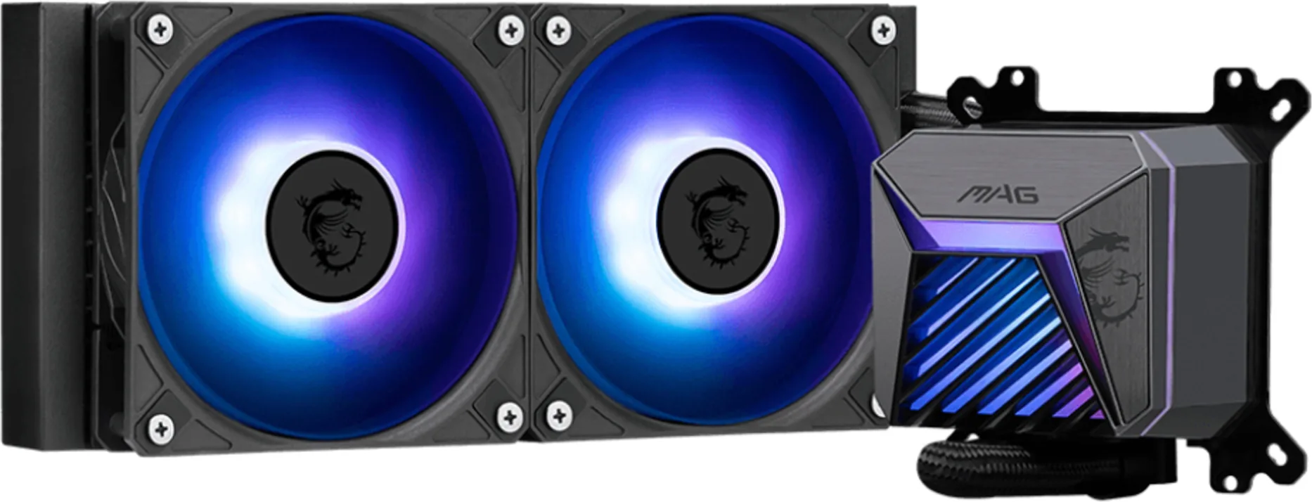 Imagen 3 de Refrigeración Líquida MSI MAG CORELIQUID A15 240 LGA1851 AM5 2*120mm 3400RPM