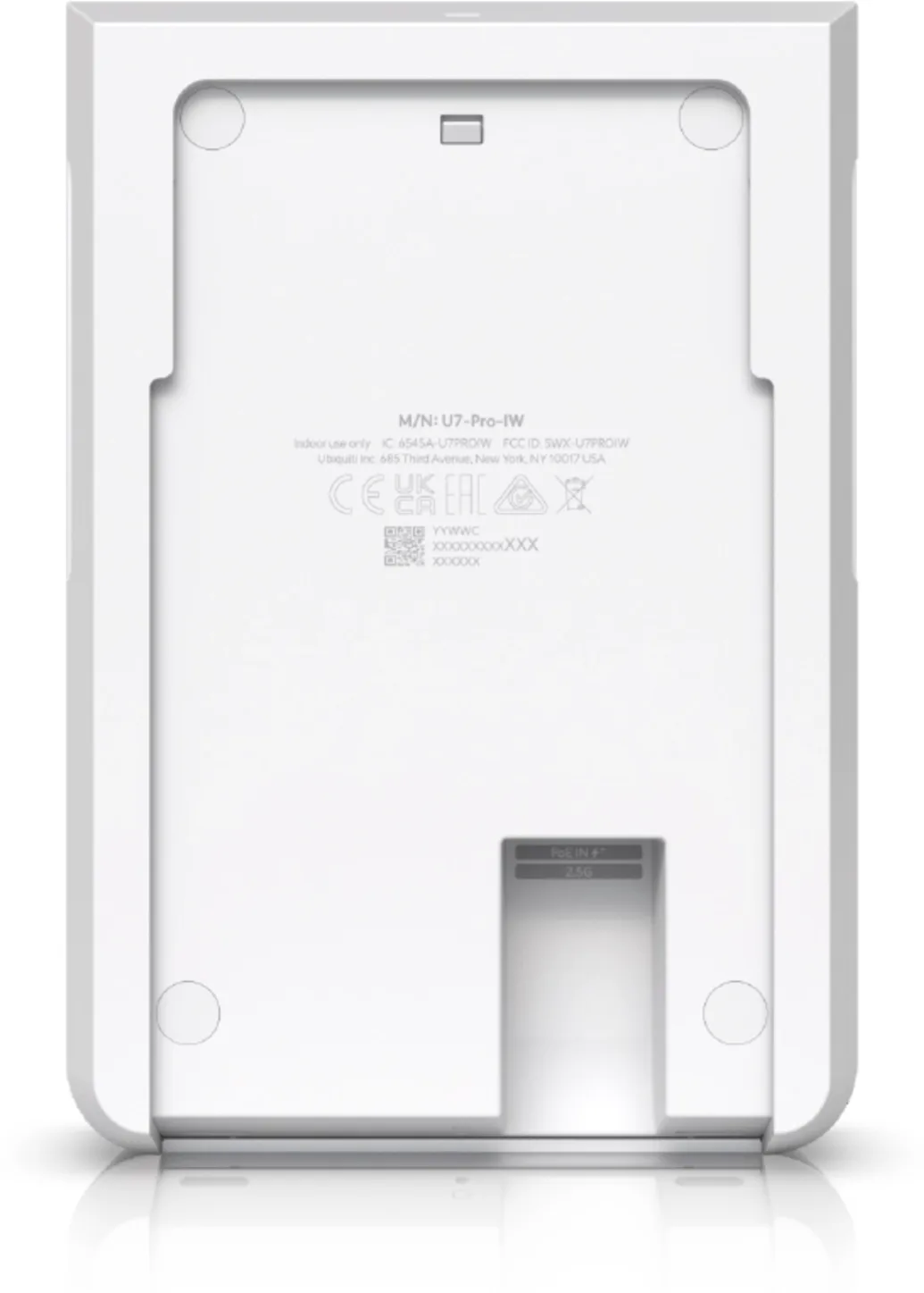 Imagen 3 de Acces Point UBIQUITI U7-Pro-Wall WiFi 7 Velocidad 10,7Gbps, frec 2,4/5/6GHz