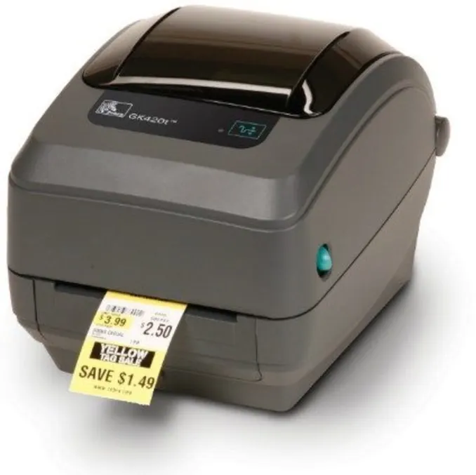 Imagen 0 de Impresora de Etiquetas Zebra GK420TTransferencia Térmica 203dpi USB Ethernet 