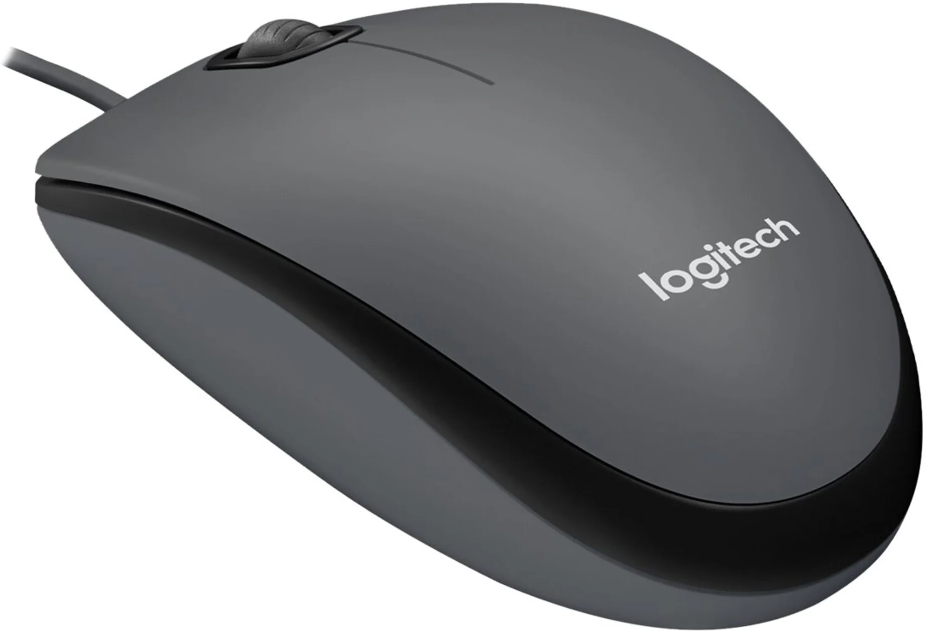 Imagen 2 de Mouse Alámbrico Logitech M90 Óptico 1000dpi USB color negro (Reacondicionado)
