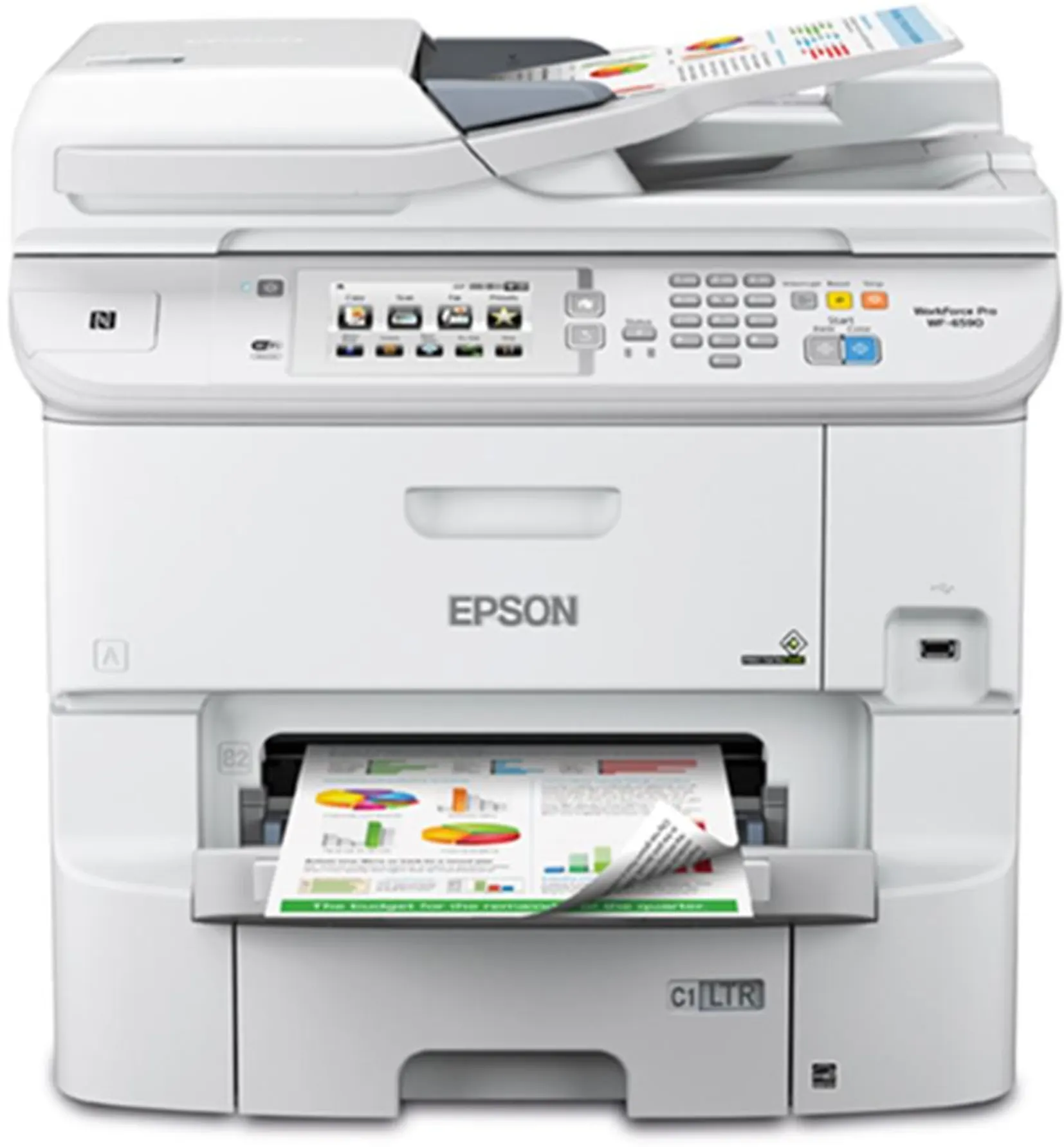 Imagen 0 de Impresora Multifunción Epson WorkForce 6590 Inyec Tinta Color WiFi LAN NFC USB