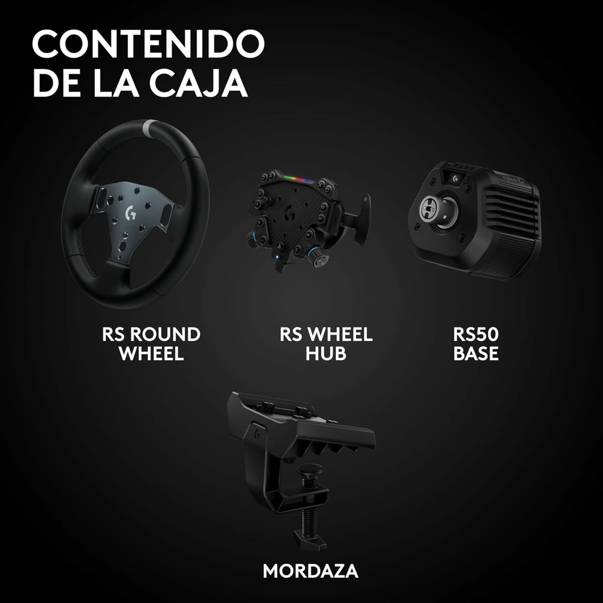Imagen 6 de [PREVENTA] Volante de carreras RS50 System para PC, PS4 y PS5 + Regalo G435