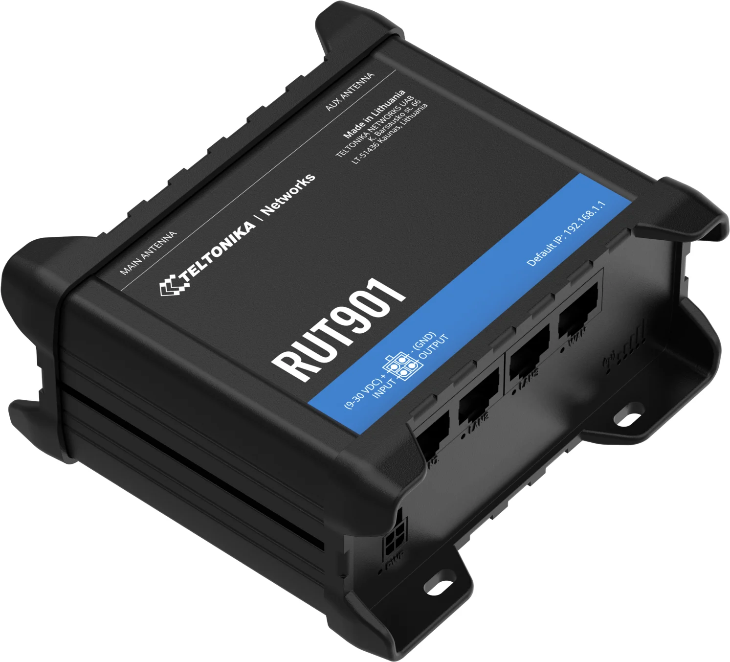 Imagen 1 de Router Celular Industrial Teltonika RUT901 LTE Cat 4 