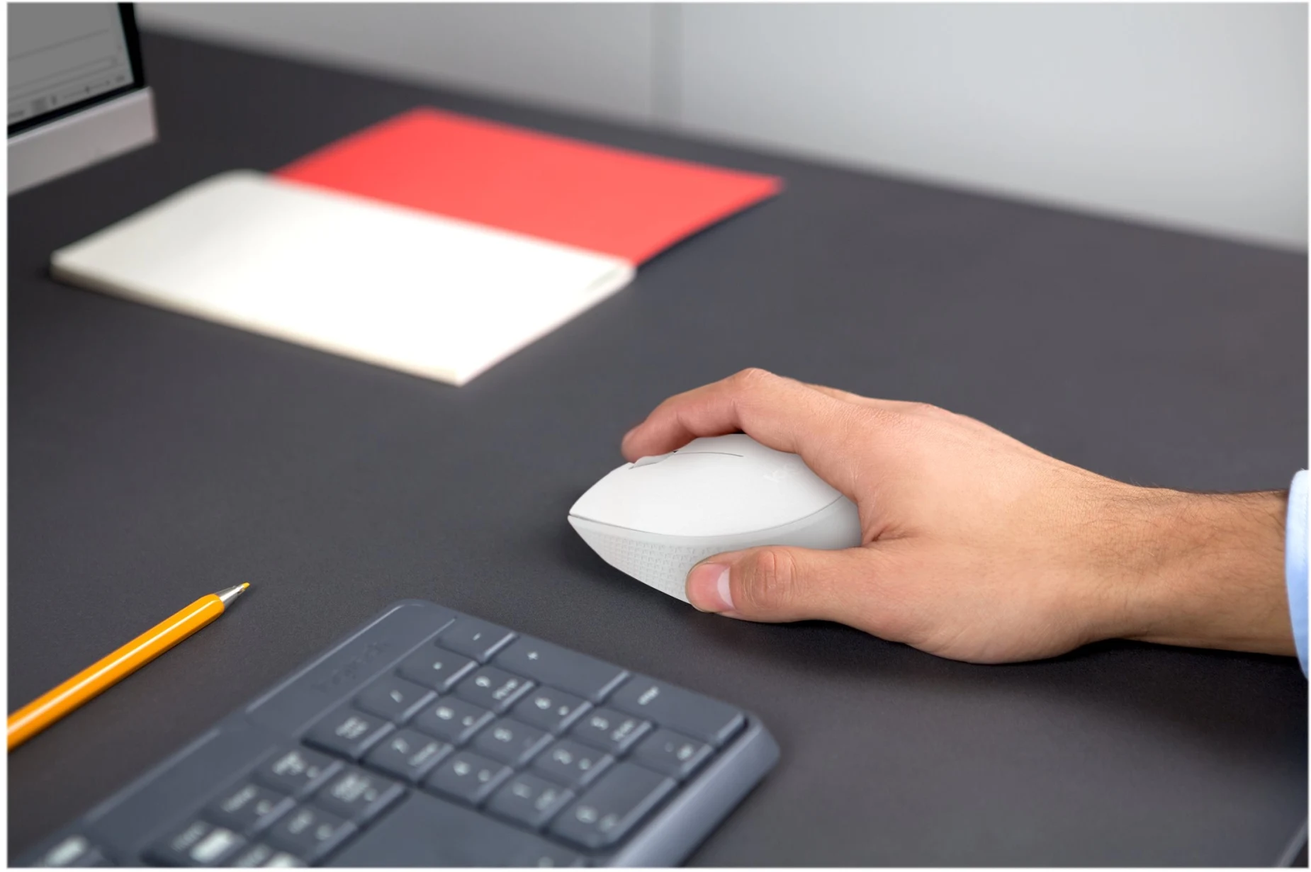 Imagen 3 de Mouse Inalámbrico Logitech M170, Óptico 1000DPI 3 Botones 2.4GHz Blanco