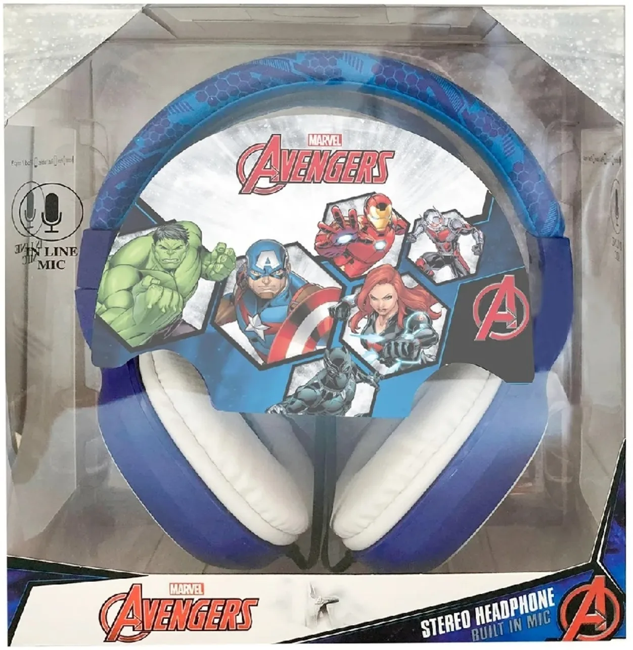 Imagen 4 de HP503043N-CAP AUDIF TEEN CAPITAN AMERICA ALAMBRICO