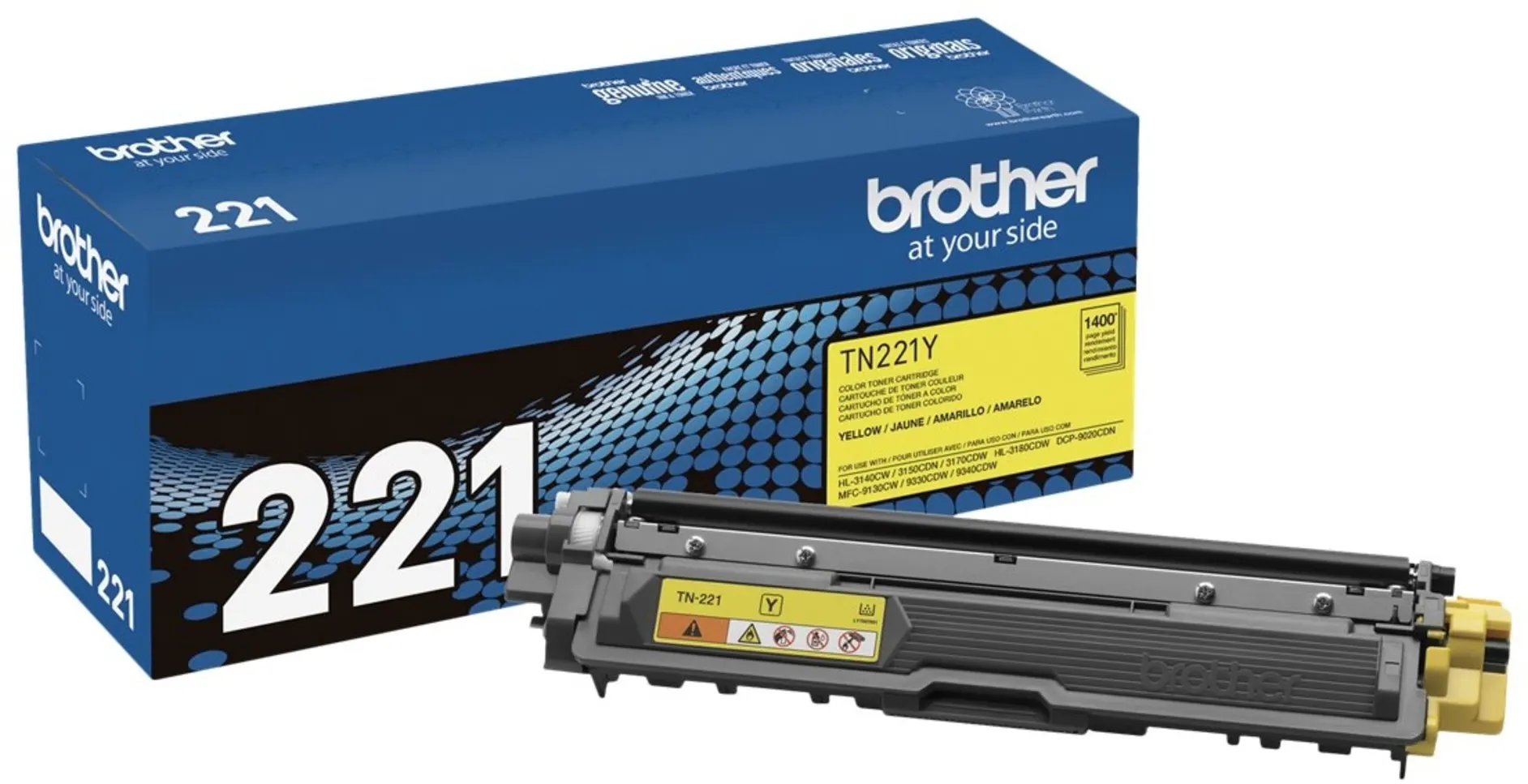 Imagen 3 de Toner Brother TN-221Y Amarillo DCP 9020/MFC-9330CDW, 1.400 Páginas