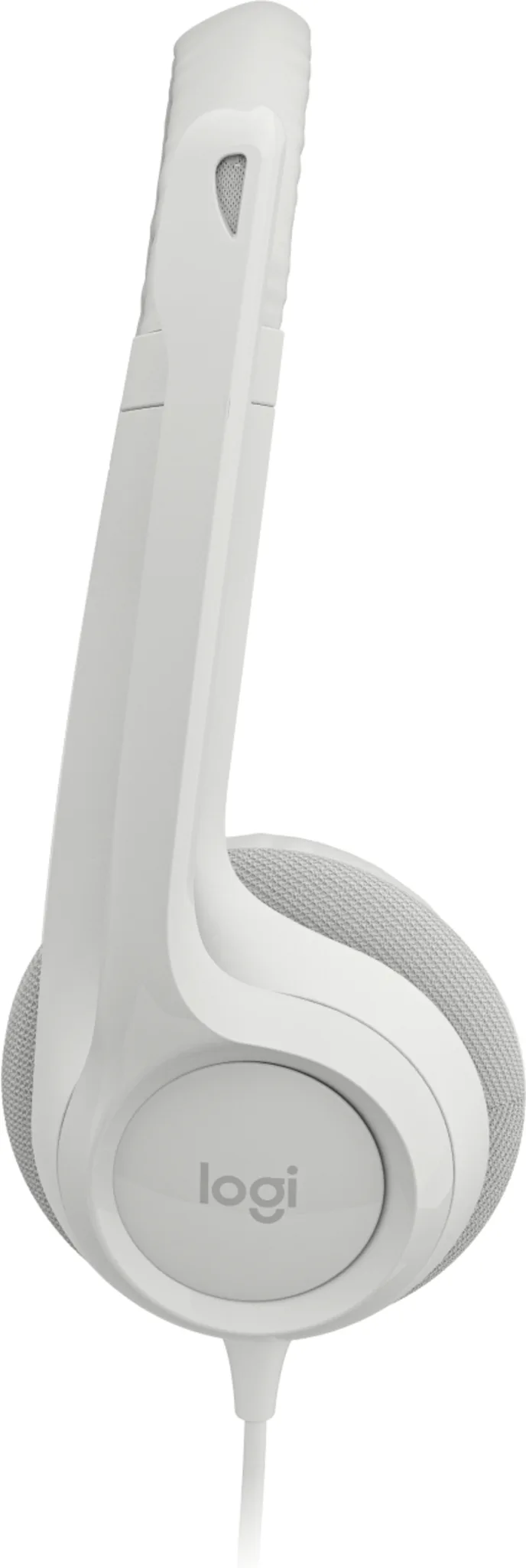 Imagen 2 de Audífonos Alámbricos Logitech H390 c/Mic bidirec Cancelacion de ruido USB Blanco