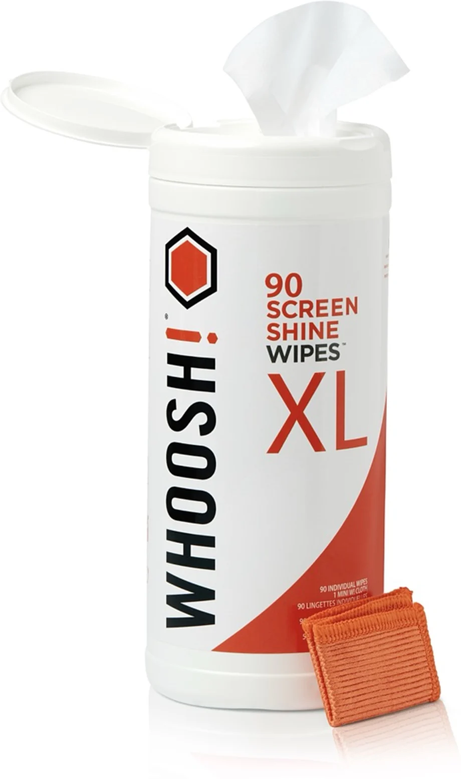 Imagen 1 de Toallitas de Limpieza para Pantallas Whoosh Screen Shine 1FG90CTAMZ 90 unidades