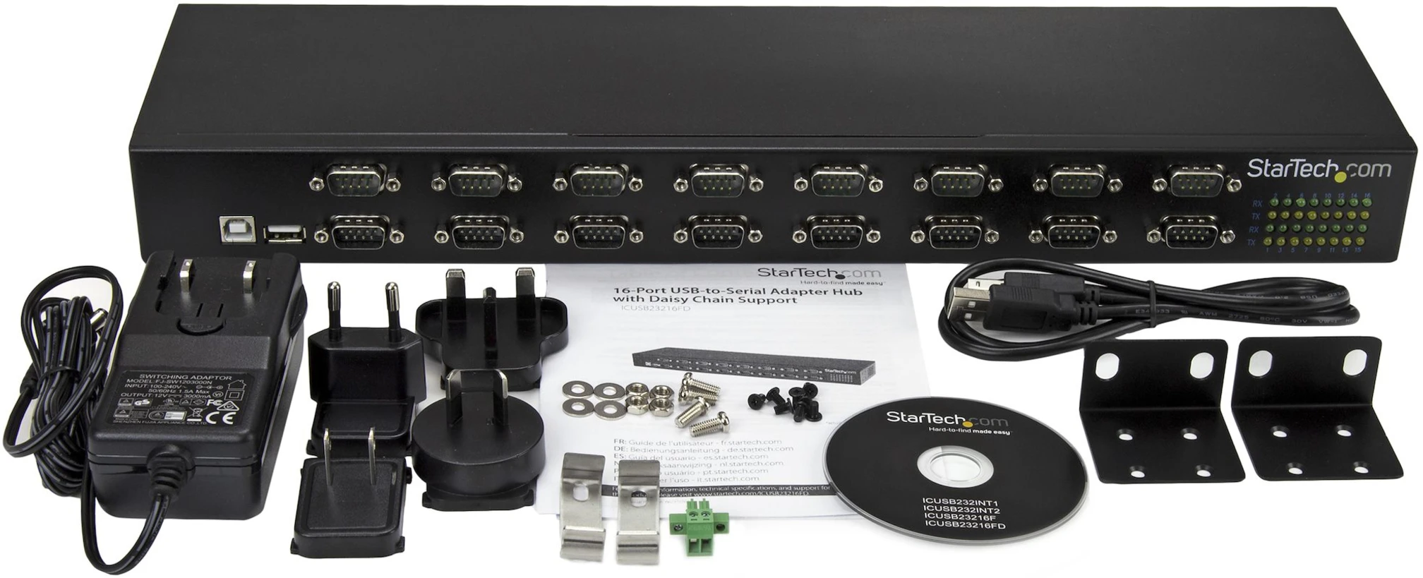 Imagen 3 de 16 PORT USB TO SERIAL RS232 ADAPTER HUB
