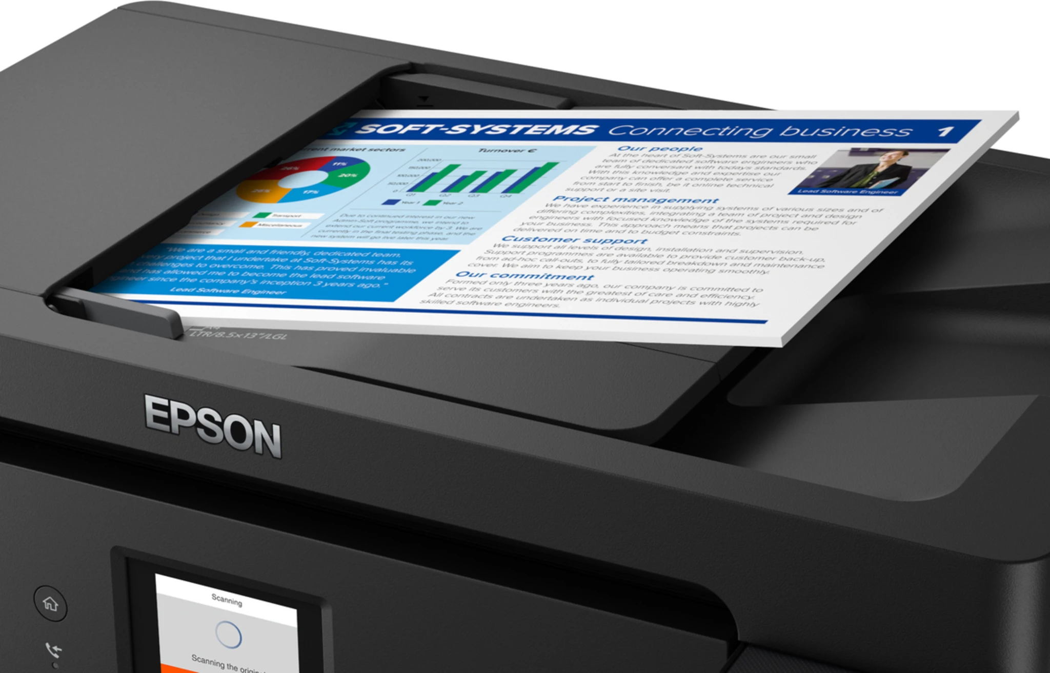Imagen 6 de Impresora Multifunción Epson EcoTank L14150 MFP Inyec Tinta Color WiFi LAN USB