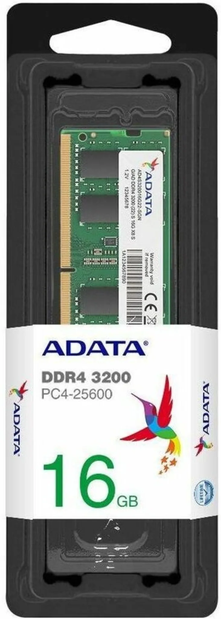 Imagen 1 de Memoria RAM 16GB DDR4 3200MHz SO-DIMM CL22 Non-ECC 1.2v 260p - ADATA