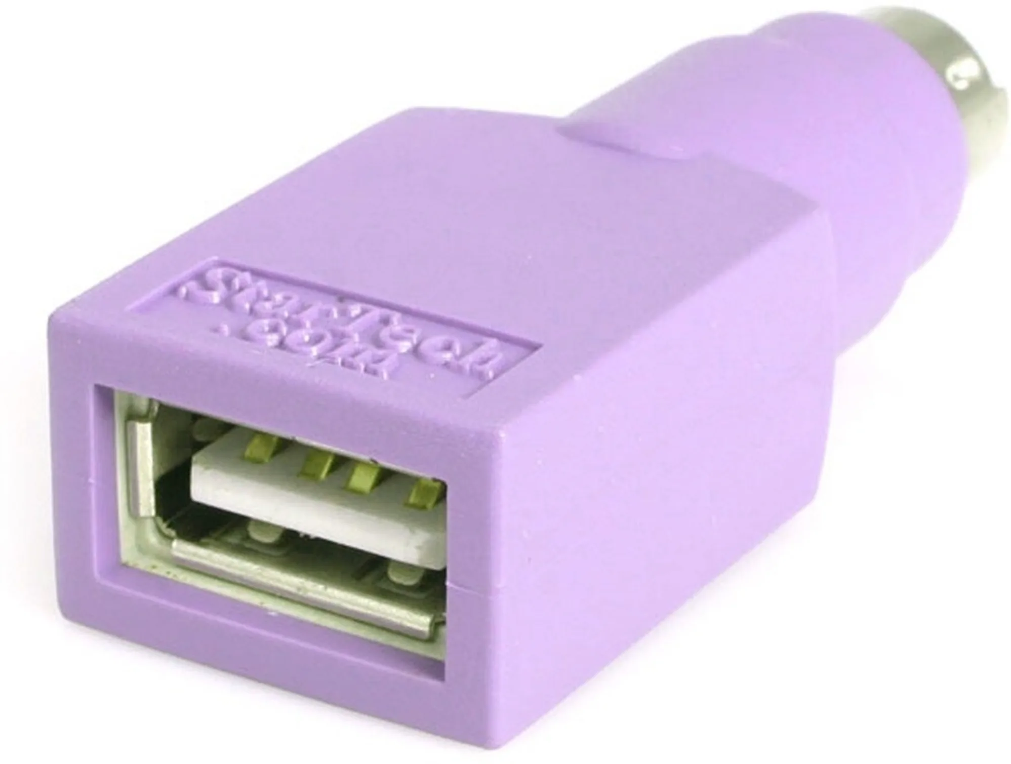 Imagen 1 de Adaptador Teclado USB a conector PS/2 PS2 MiniDIN - Hembra USB - Macho Mini-DIN