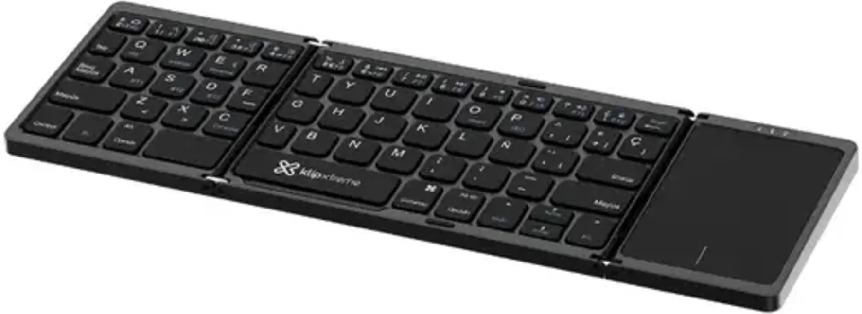 Imagen 0 de Klip Xtreme - Keyboard and Touchpad - Spanish - Wireless - Bluetooth 5.0 - Black - KCK-650S-BK
