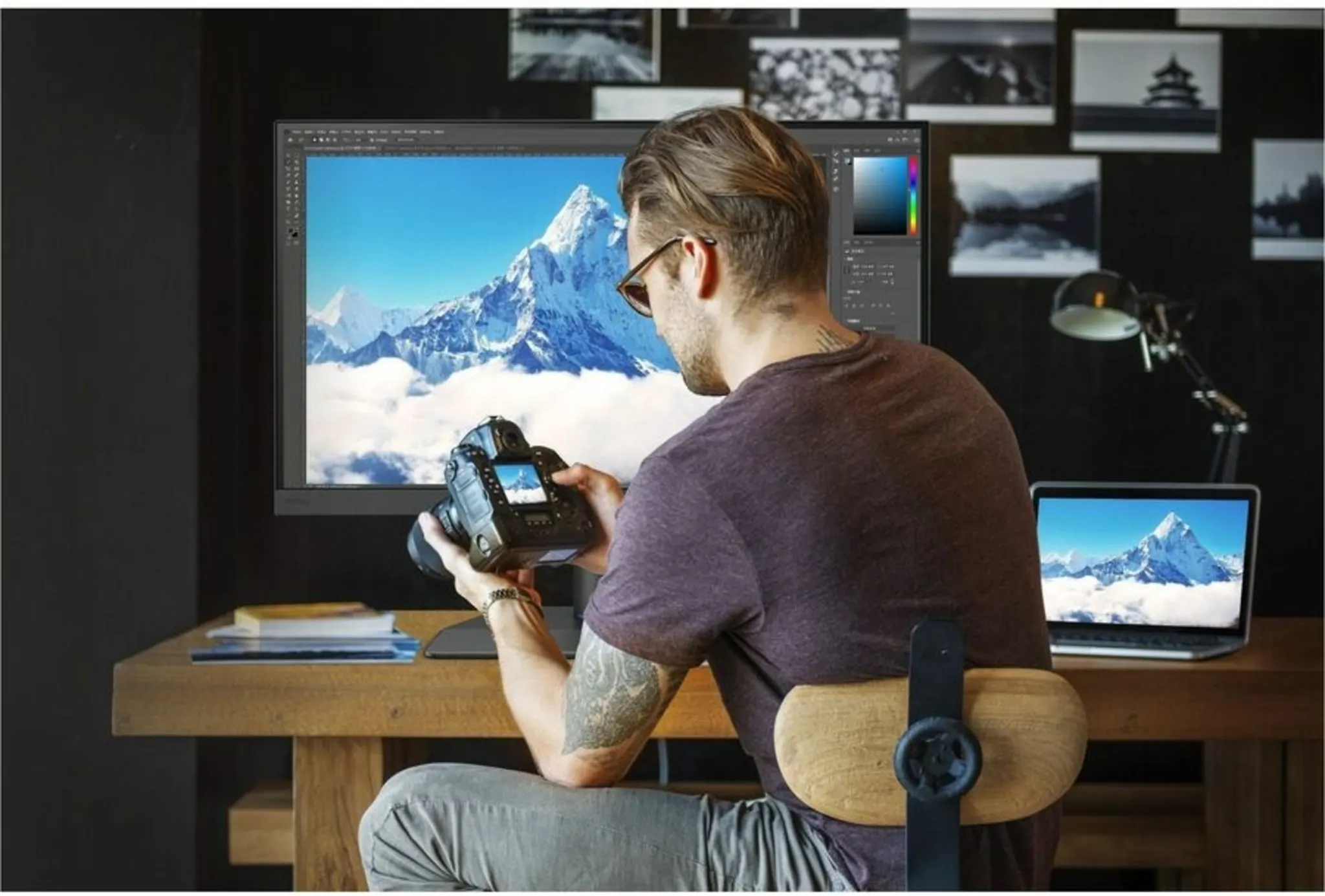 Imagen 2 de Monitor BenQ SW272Q PhotoVue 27" WQHD 2560*1440 2k IPS DP 2*HDMI USB-C