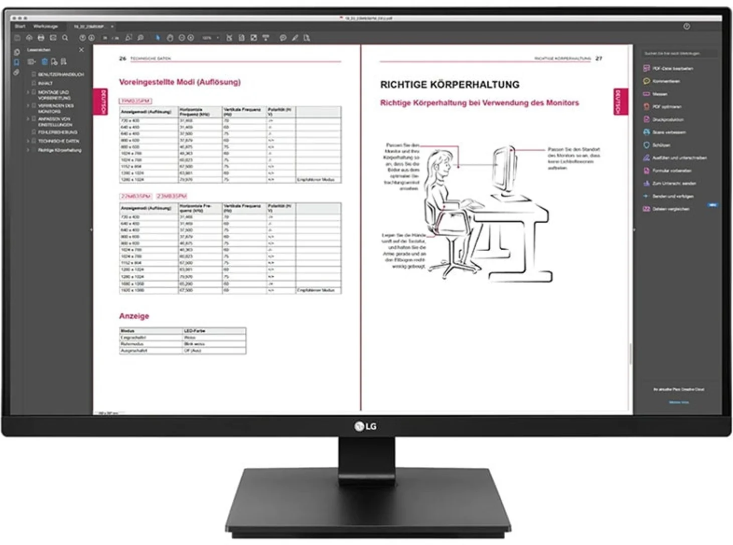 Imagen 0 de Monitor Profesional LG 27BN65QP-B 27" QHD 2560*1440 IPS HDMI DP HDR10 Pivoteable