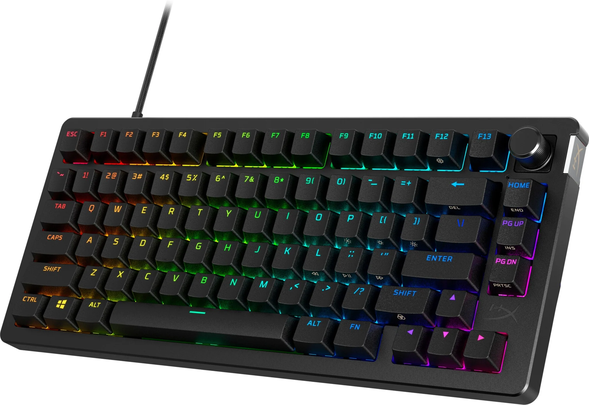 Imagen 2 de Teclado Gamer Alámbrico HyperX Alloy Rise 75 RGB Switches HyperX Red Español Neg