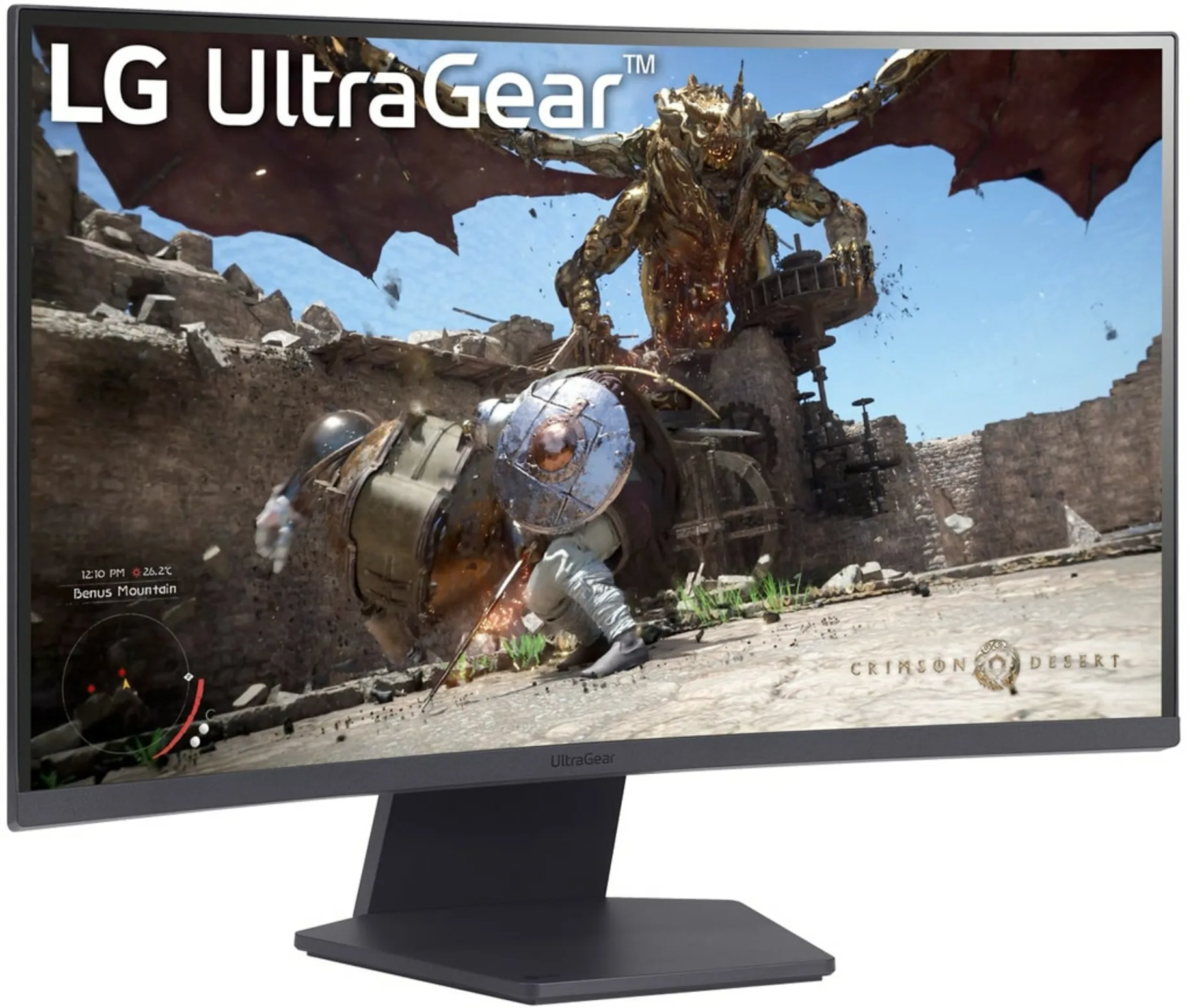 Imagen 2 de Monitor Gamer Curvo LG UltraGear 27" QHD 2560*1440 VA HDMI D 180Hz 1ms GtG 