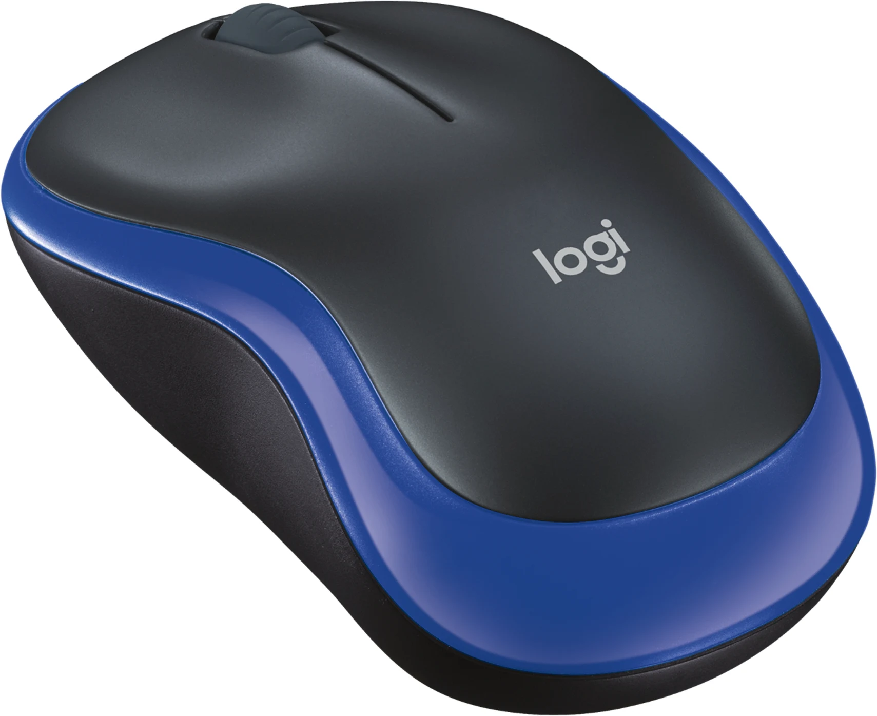 Imagen 3 de Mouse Inalámbrico Logitech M185 Óptico 1000dpi Recp. USB color Azul