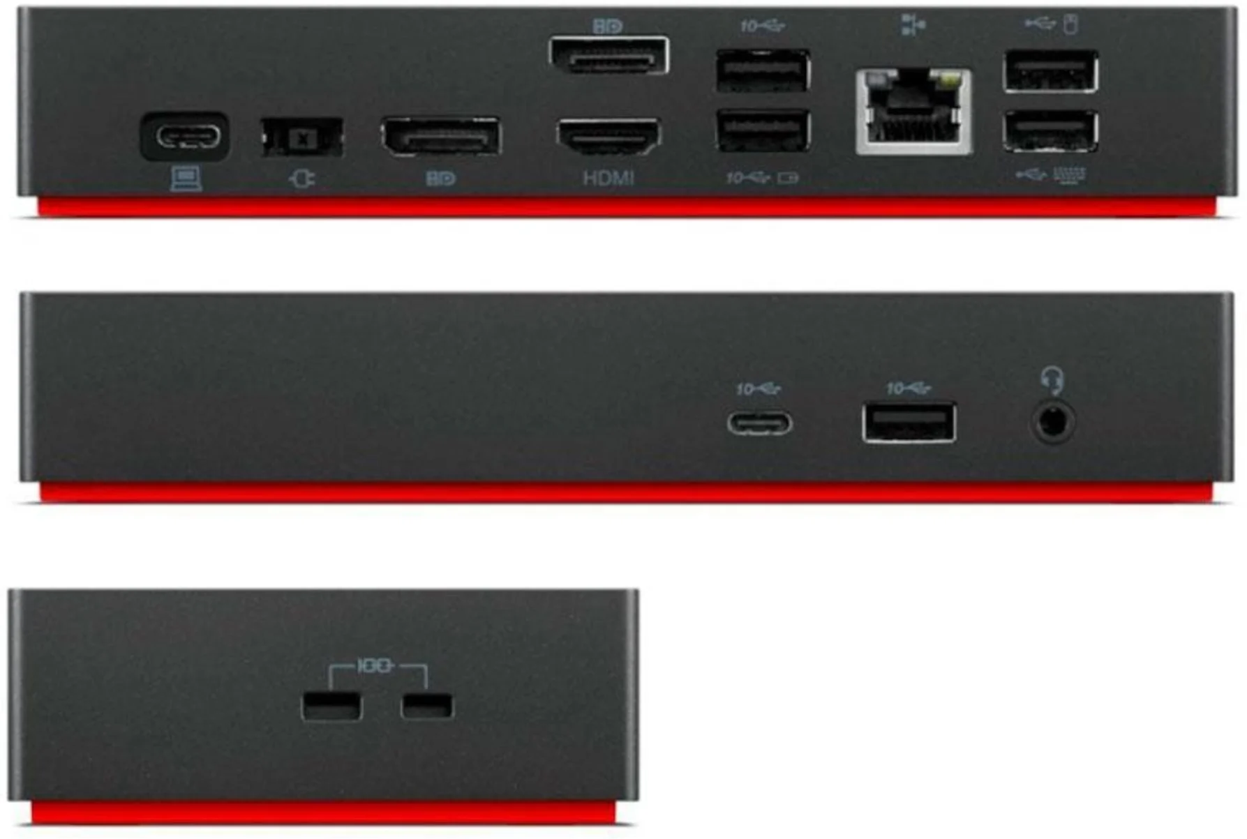 Imagen 1 de Docking Station Lenovo HDMI 2*DsiplayPort Gigabit Ethernet 90W Interfaz USB-C