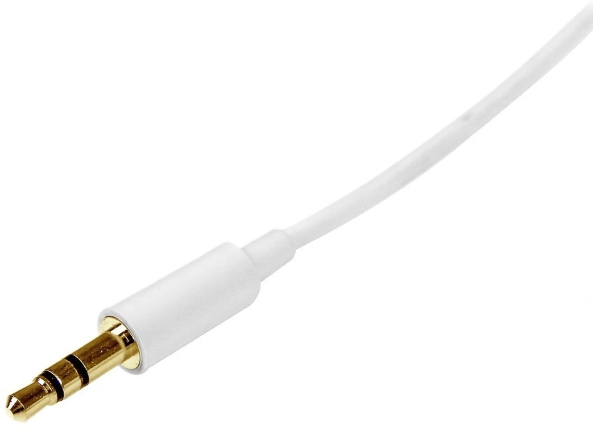 Imagen 1 de Cable de Audio Stereo Jack 3.5mm M/M 2mts p/iPod Otros Color Blanco - StarTech