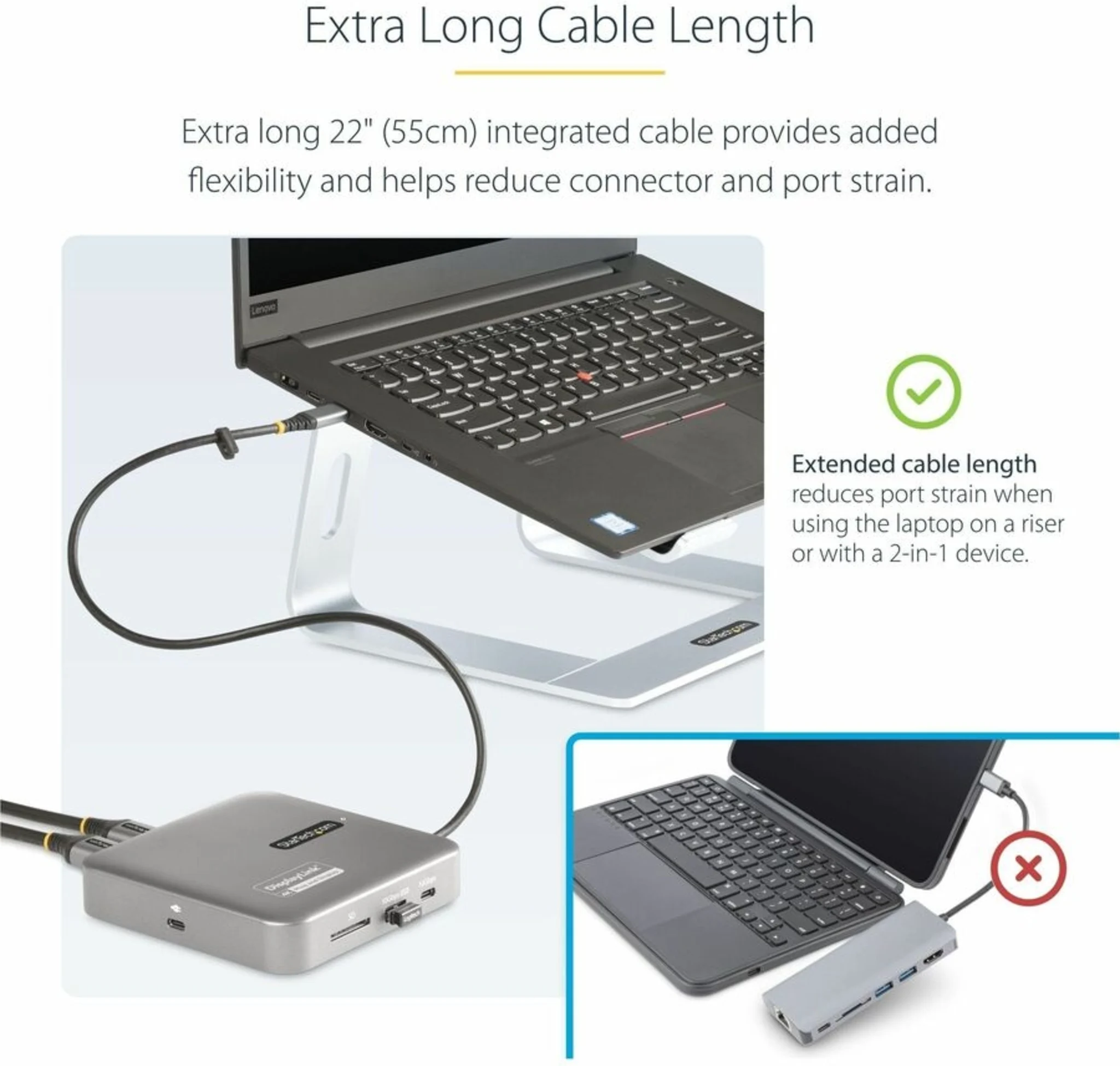 Imagen 10 de Docking Station StarTech USB-C a 2*HDMI 4K 60Hz, LAN SD/MMC USB-A 2*USB-C