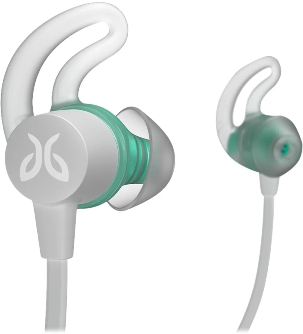 Imagen 6 de Jaybird Tarah - Auriculares internos con micro - en oreja - Bluetooth - inalámbrico - aislamiento de ruido - jade, gris aureola
