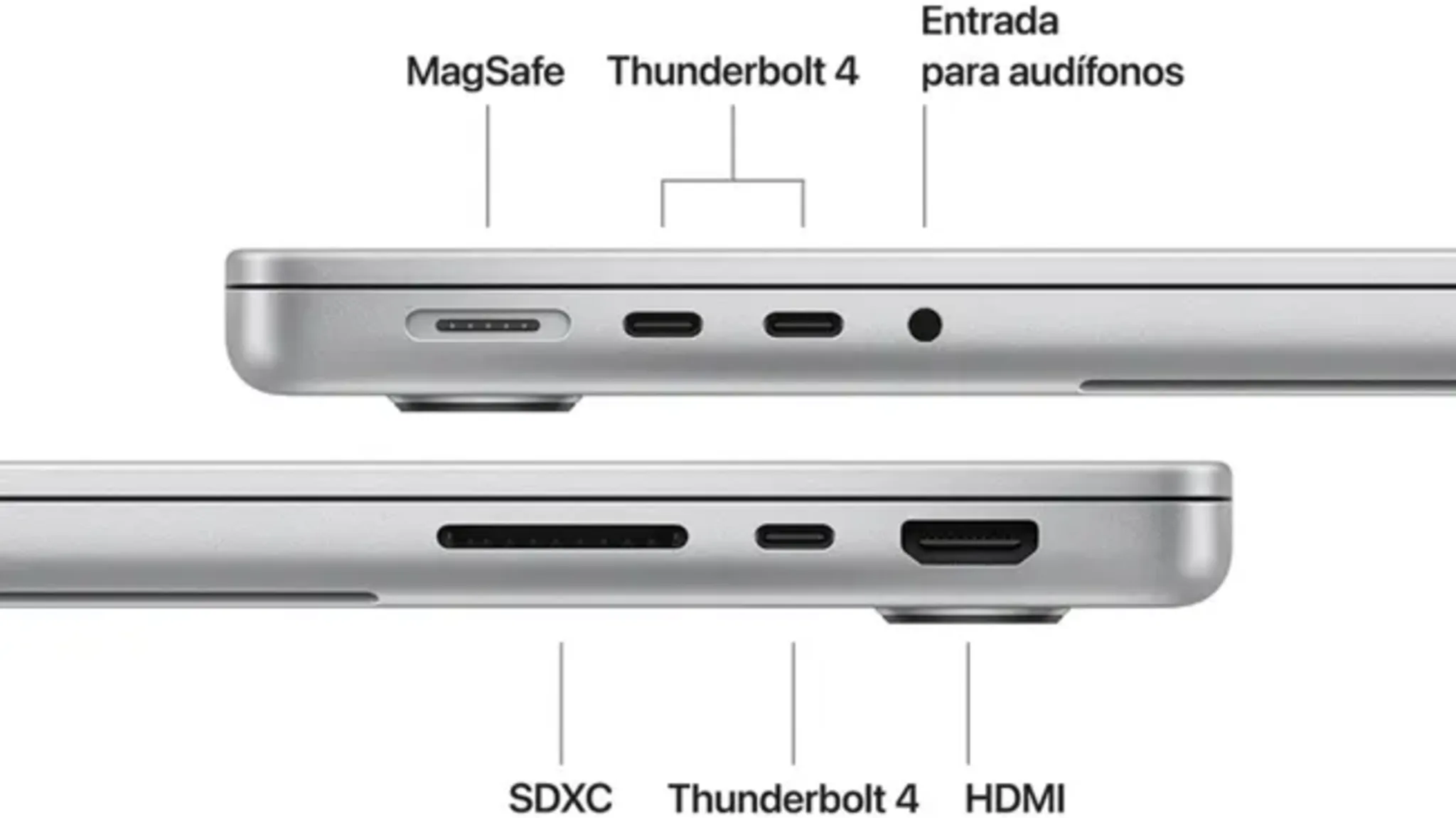 Imagen 2 de MacBook Pro 14/ M5 10C/ GPU 10C/ 16GB RAM/ 1TB plata