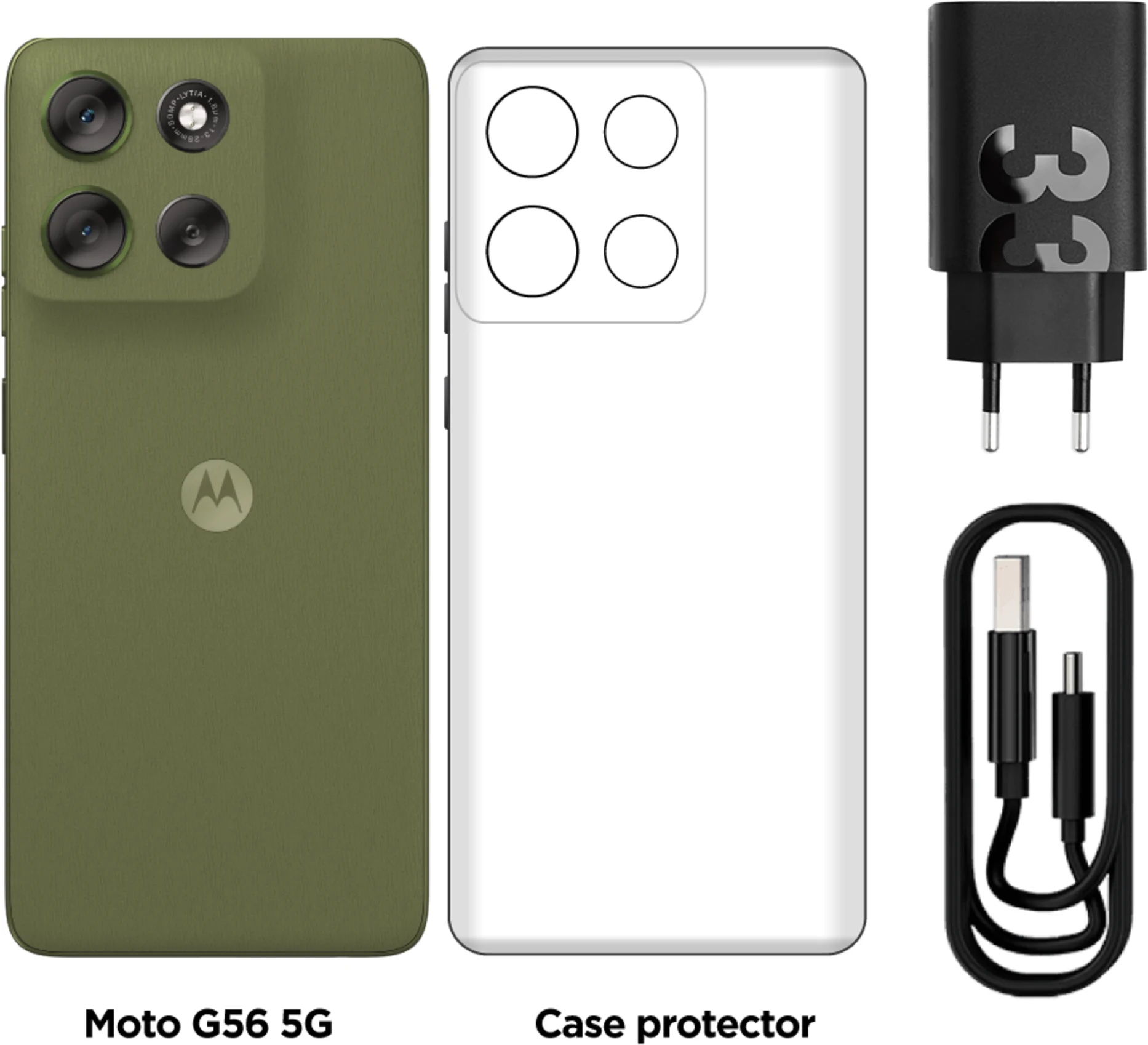 Imagen 4 de Celular Motorola Moto G56 256GB RAM 8GB 50MP 6.72' Verde