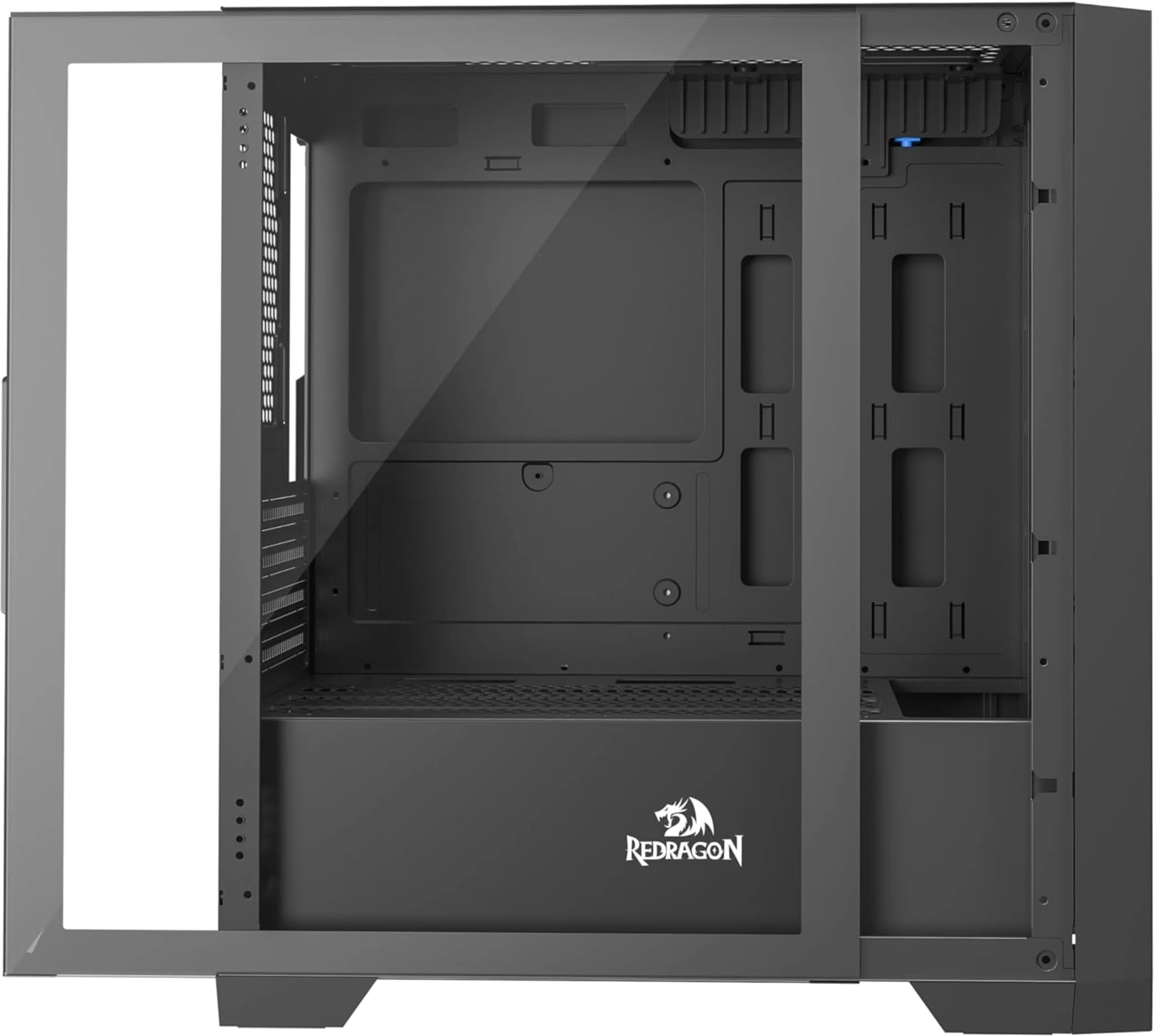 Imagen 4 de Gabinete Gamer Redragon GC-540, Vidrio templado Mini ITX, Micro ATX Negro