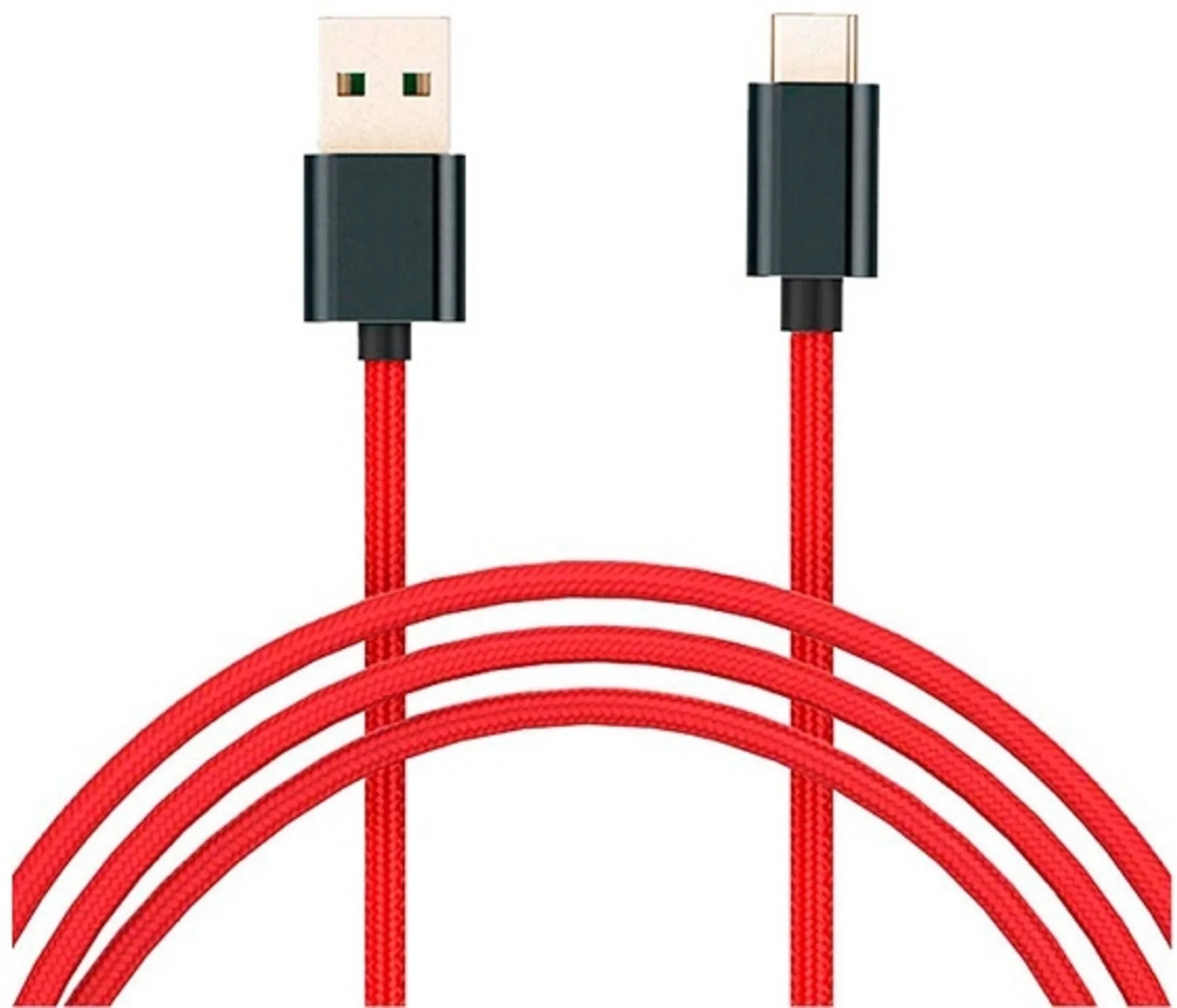 Imagen 0 de Xiaomi Mi Braided USB Type-C Cable 100cm Red