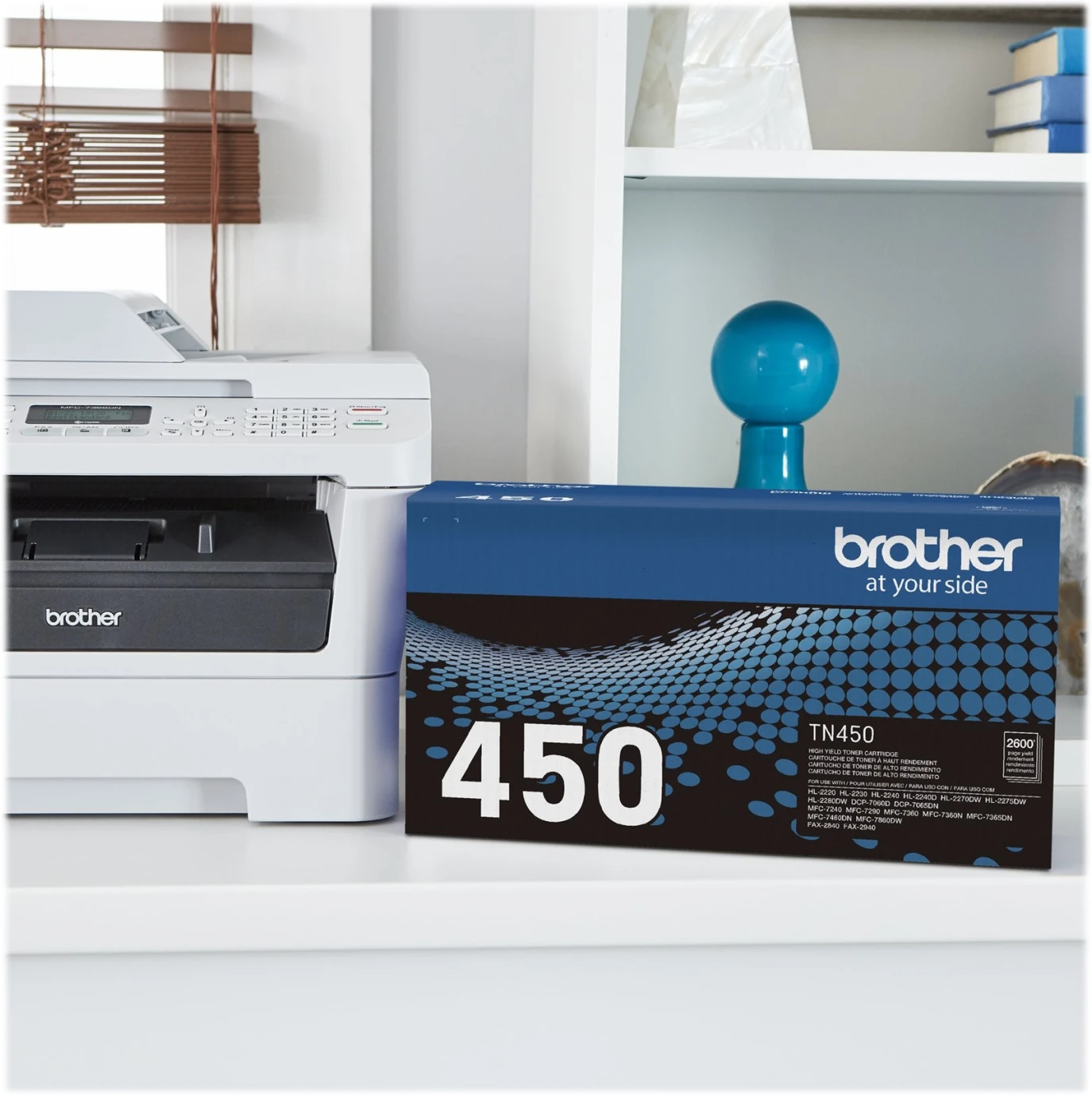 Imagen 5 de Toner Brother TN-450 Negro para MFC7360N/7460DN/7860DW DCP7060D/7065DN, 2600 Pág