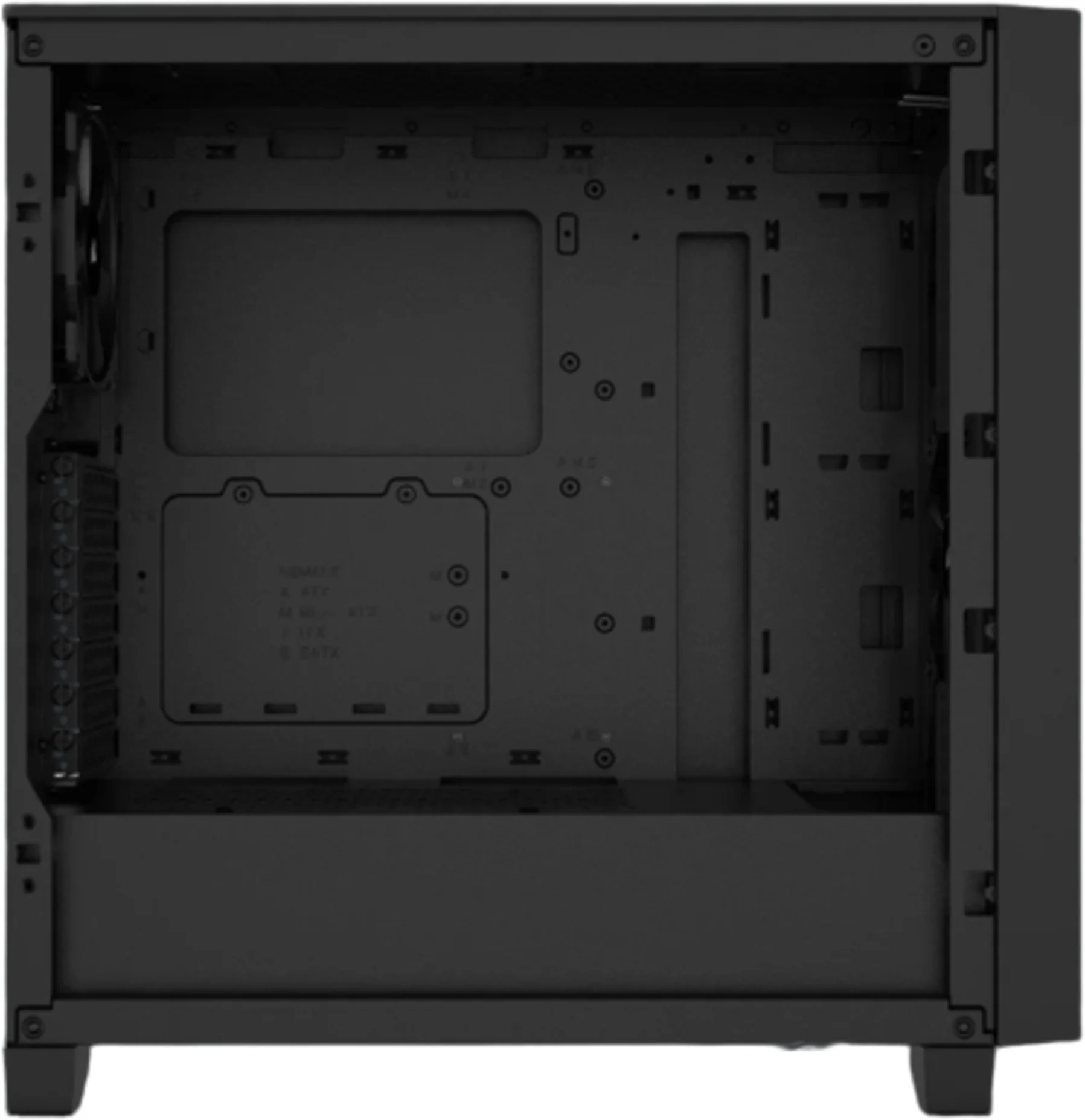 Imagen 11 de Gabinete Corsair 3000D AirFlow, Vidrio Templado 2*USB3.2 Aud/mic Black SinFuente