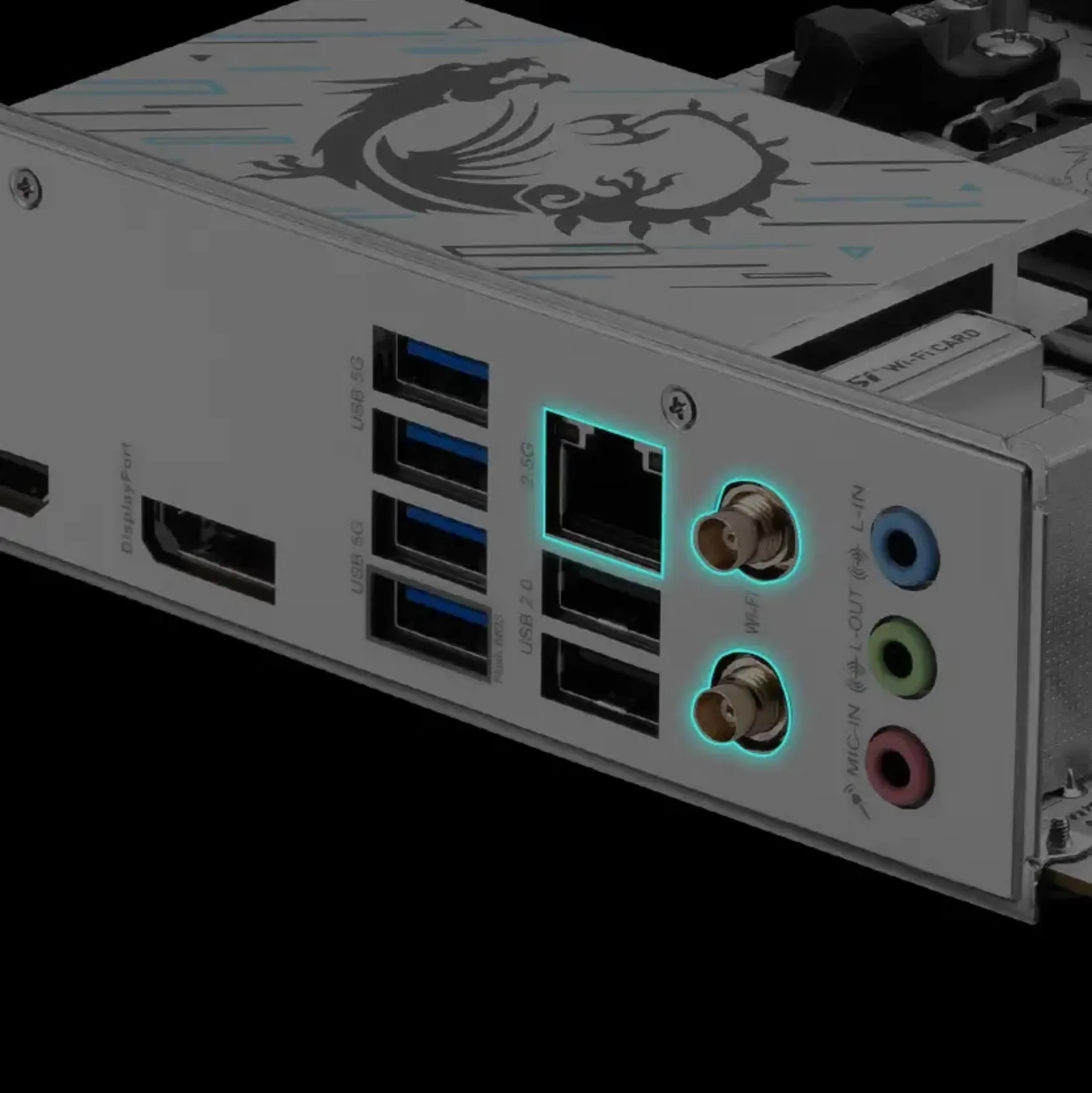 Imagen 3 de Tarjeta Madre MSI B840M GAMING WIFI6E AM5 2*DDR5 HDMI DP M.2 WIFI 6E mATX
