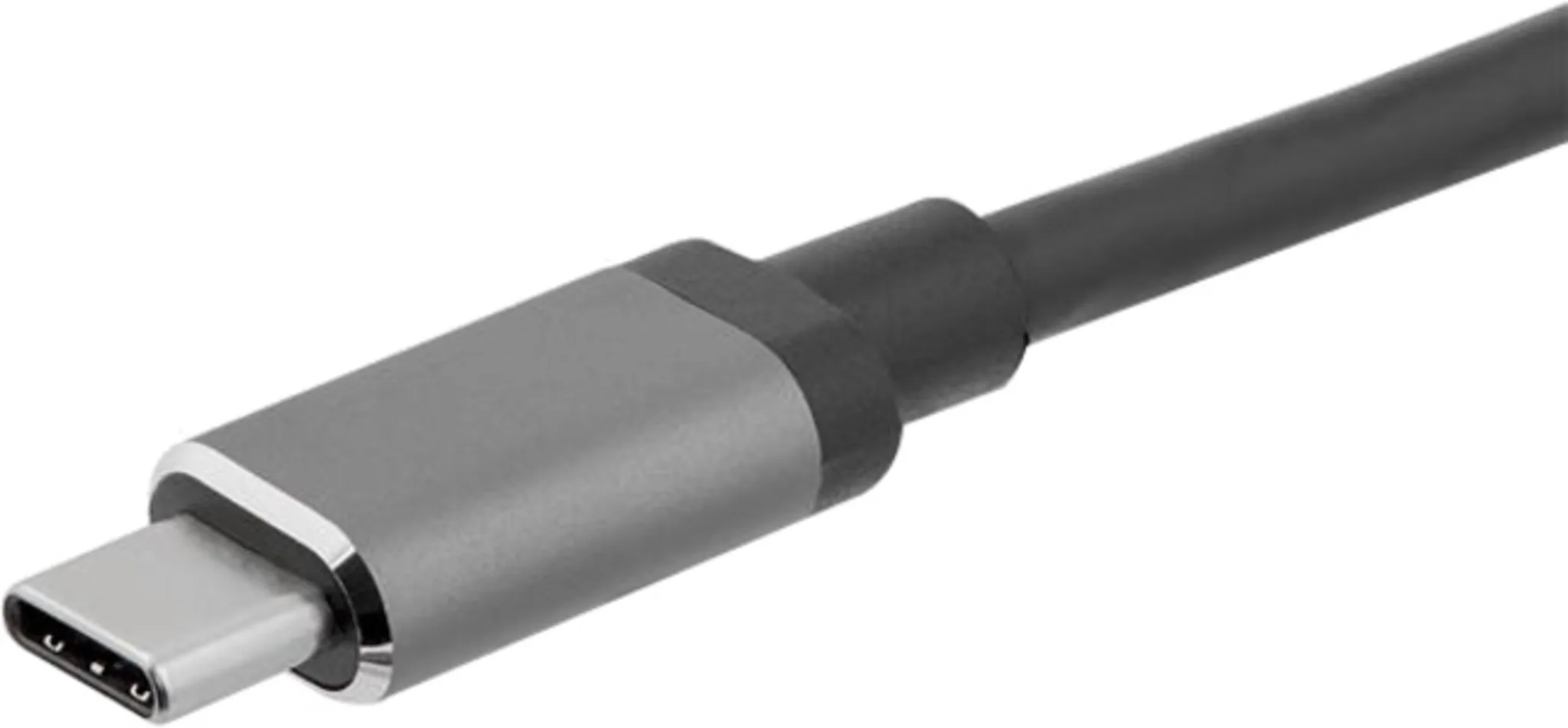 Imagen 2 de Adaptador USB-C Macho a VGA Hembra / HDMI Hembra 4K 30 Hz Material de Aluminio