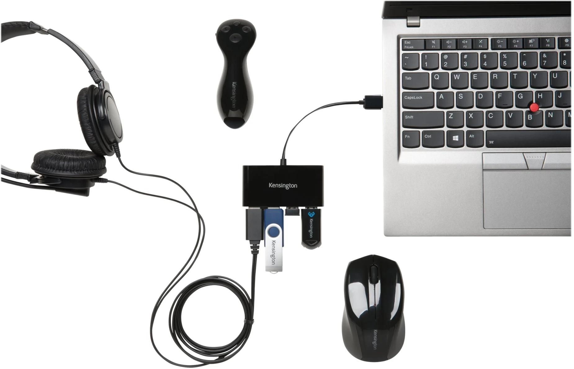 Imagen 1 de HUB Kensington UH4000 USB a 4 Puertos USB 3.0  Transferencia a 5Gb/s 