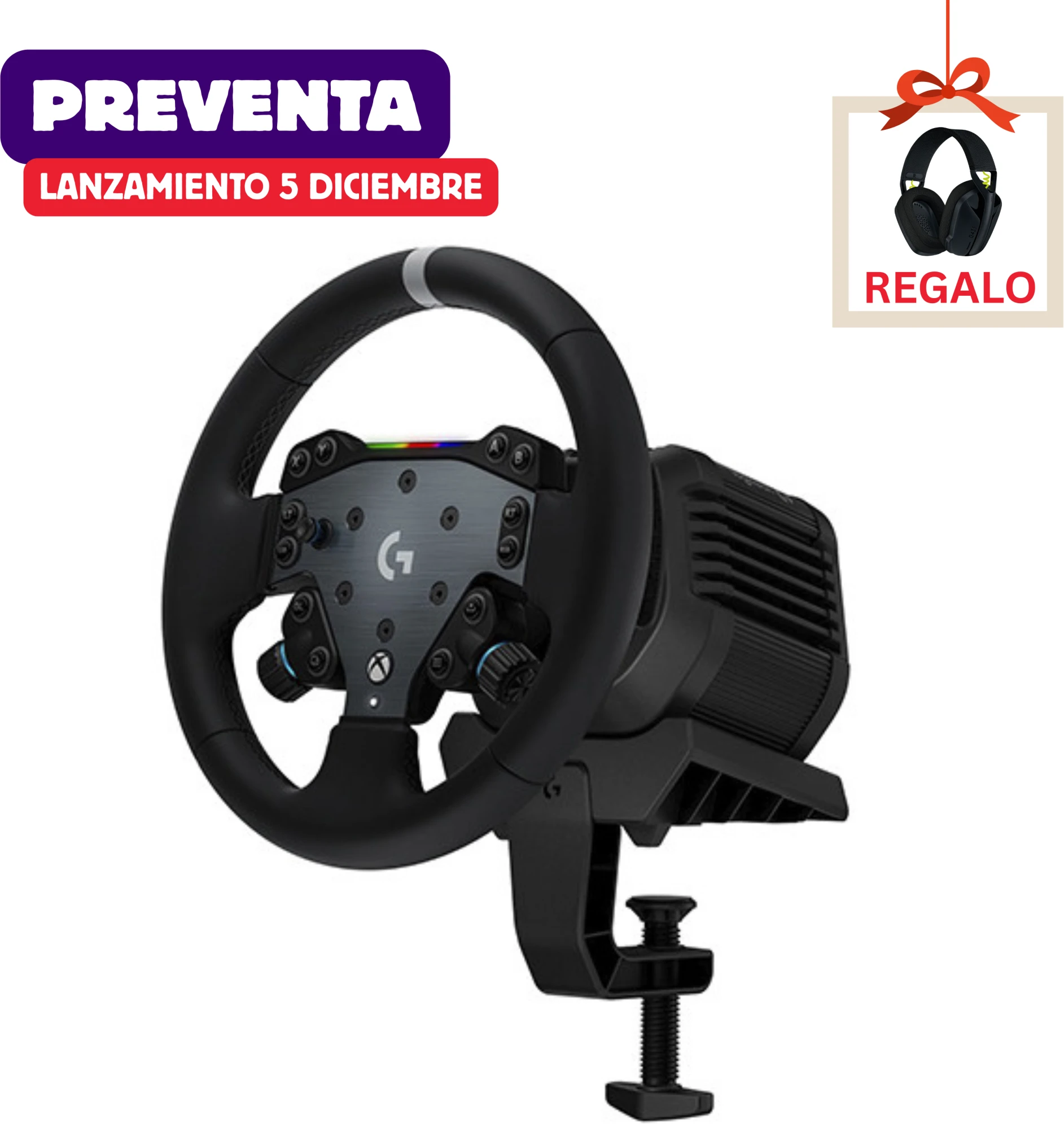 Imagen 0 de [PREVENTA] Volante de carreras RS50 System para PC, PS4 y PS5 + Regalo G435