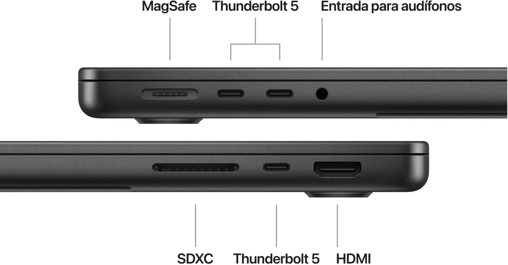 Imagen 6 de MacBook Pro 14/ M4/ CPU 10C/ GPU 10C/ 24GB RAM / 512GB Negro Espacial