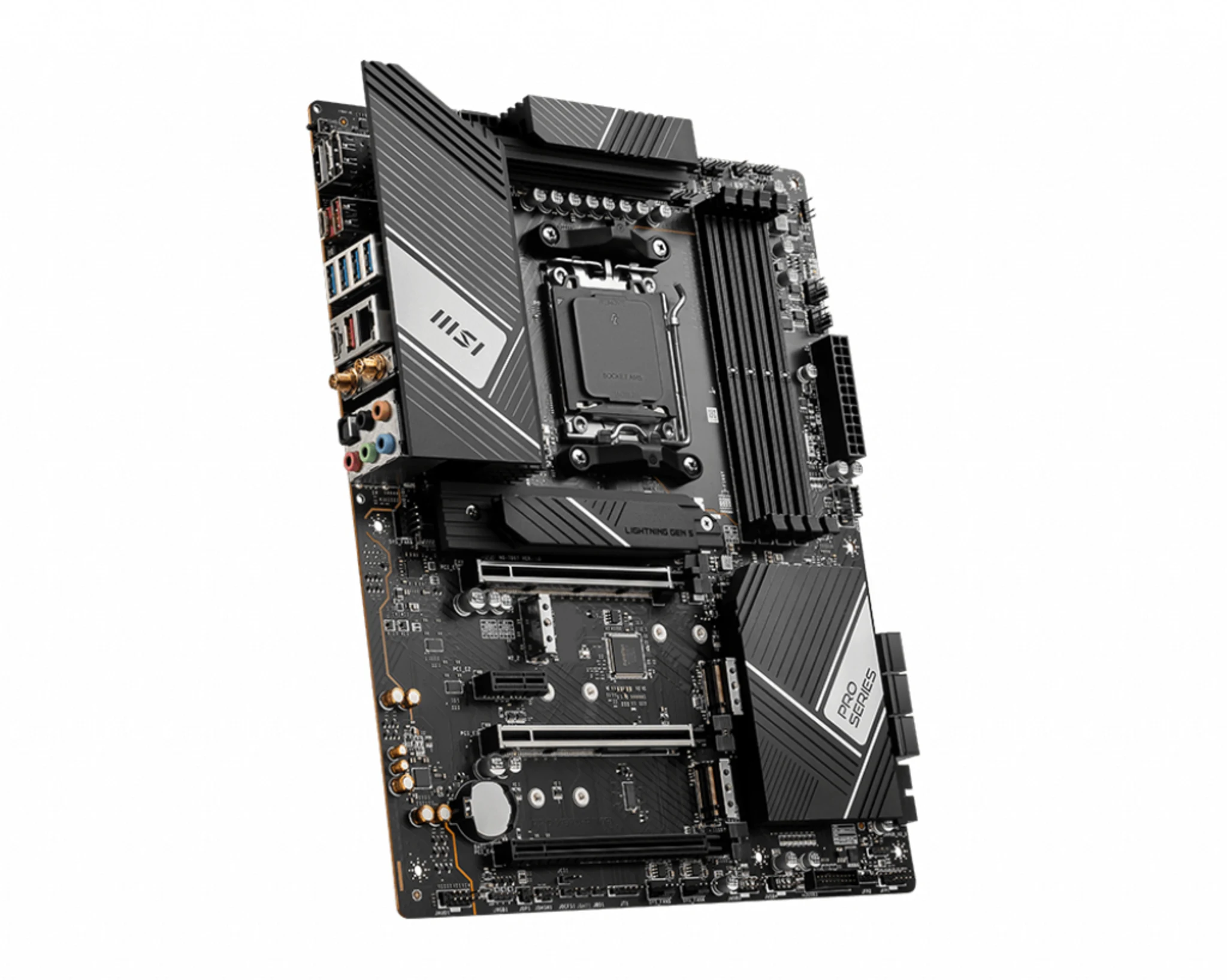 Imagen 3 de Tarjeta Madre ASUS PRO X670-P WIFI AMD AM5 4*DDR5-SD M.2 SATA3 LAN HDMI USB 3.2