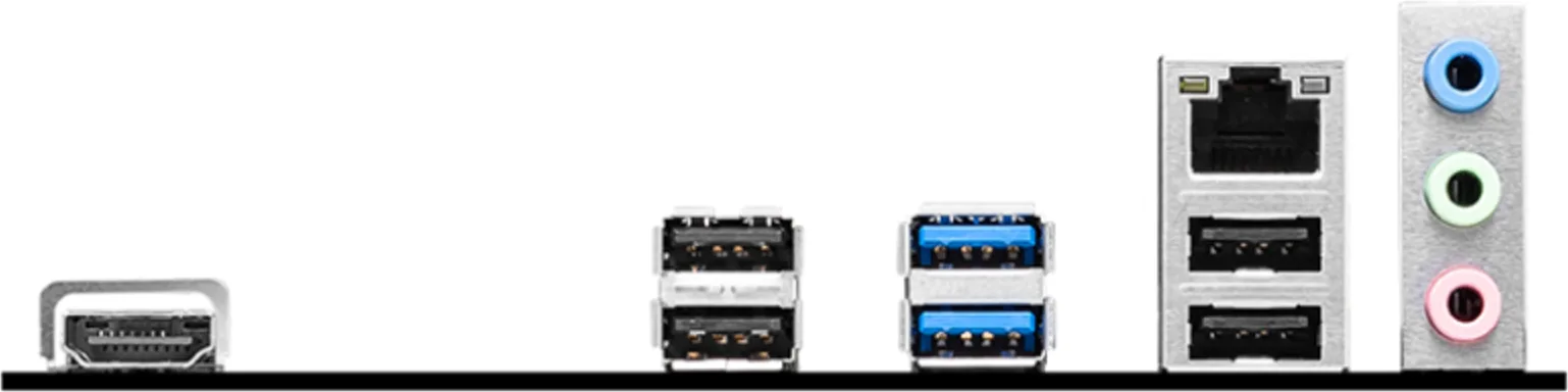 Imagen 4 de Tarjeta Madre MSI PRO H610M-S DDR4 LGA1700 14°G 2*DDR4 M.2 HDMI USB3.2/2.0 mATX