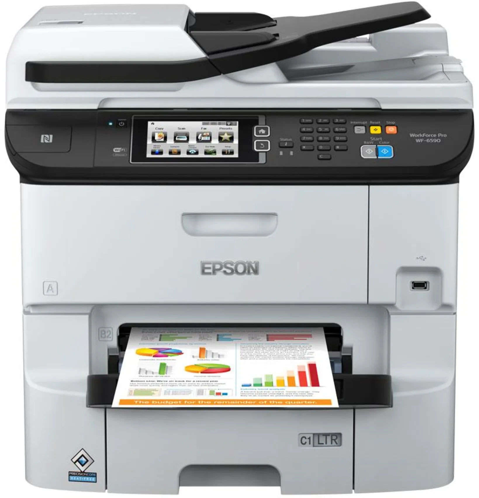 Imagen 3 de Impresora Multifunción Epson WorkForce 6590 Inyec Tinta Color WiFi LAN NFC USB