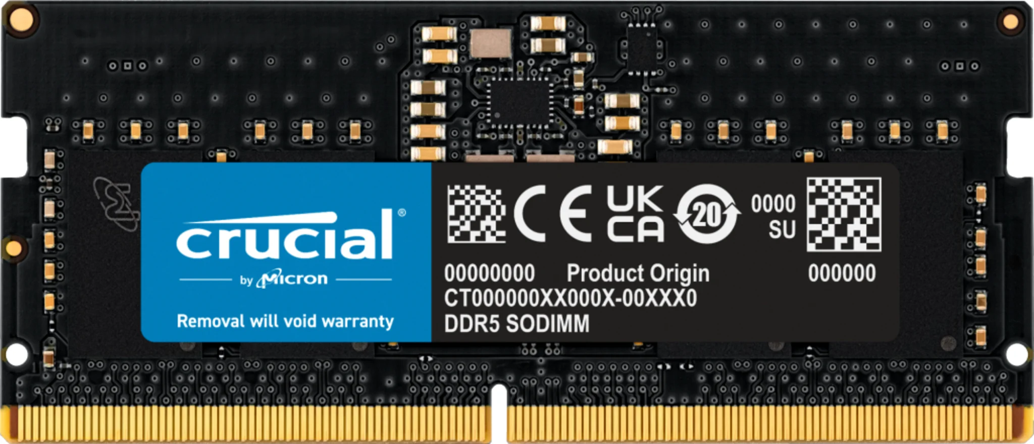 Imagen 0 de Memoria RAM 8GB DDR5 5200MHz SO-DIMM CL42 Non-ECC 1.1v 262p - Crucial