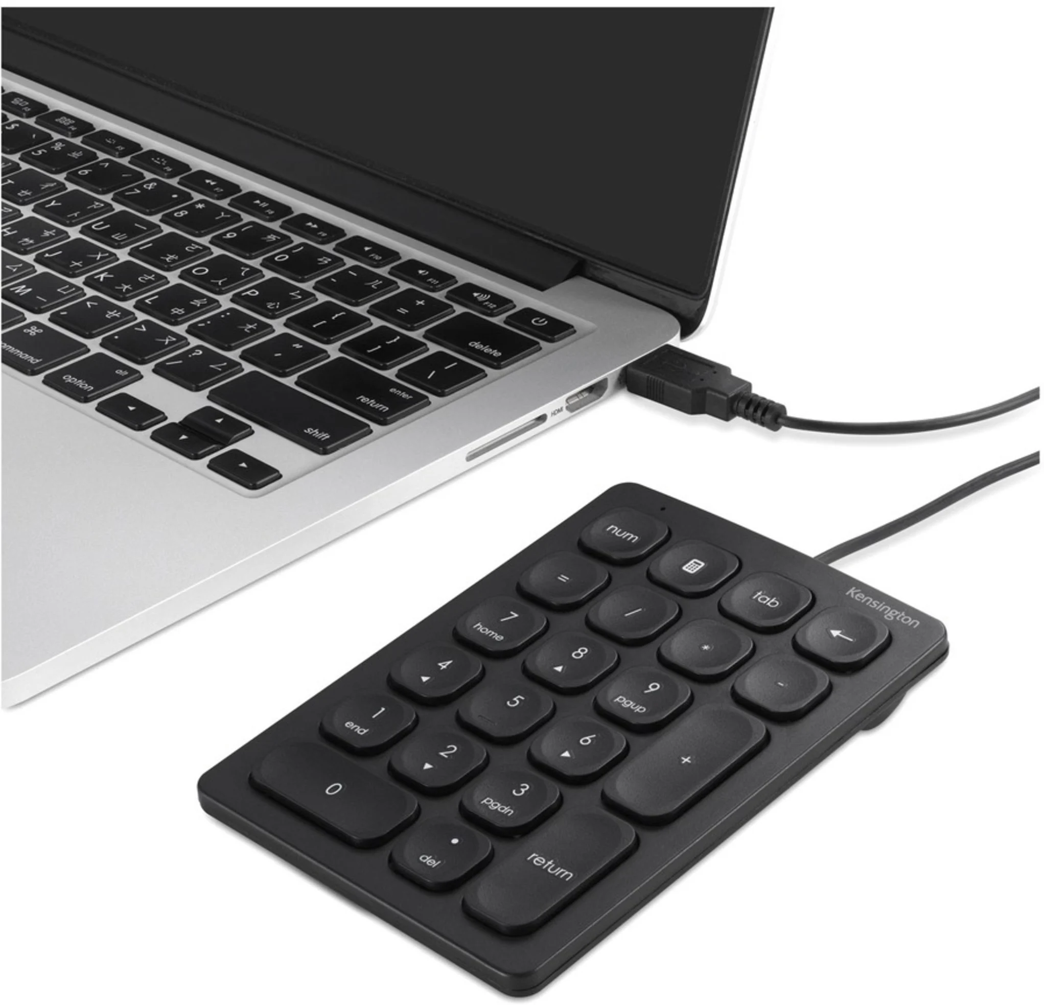 Imagen 4 de Teclado Numérico Alámbrico Kensington 21 Teclas + 4 acceso rápido USB Negro