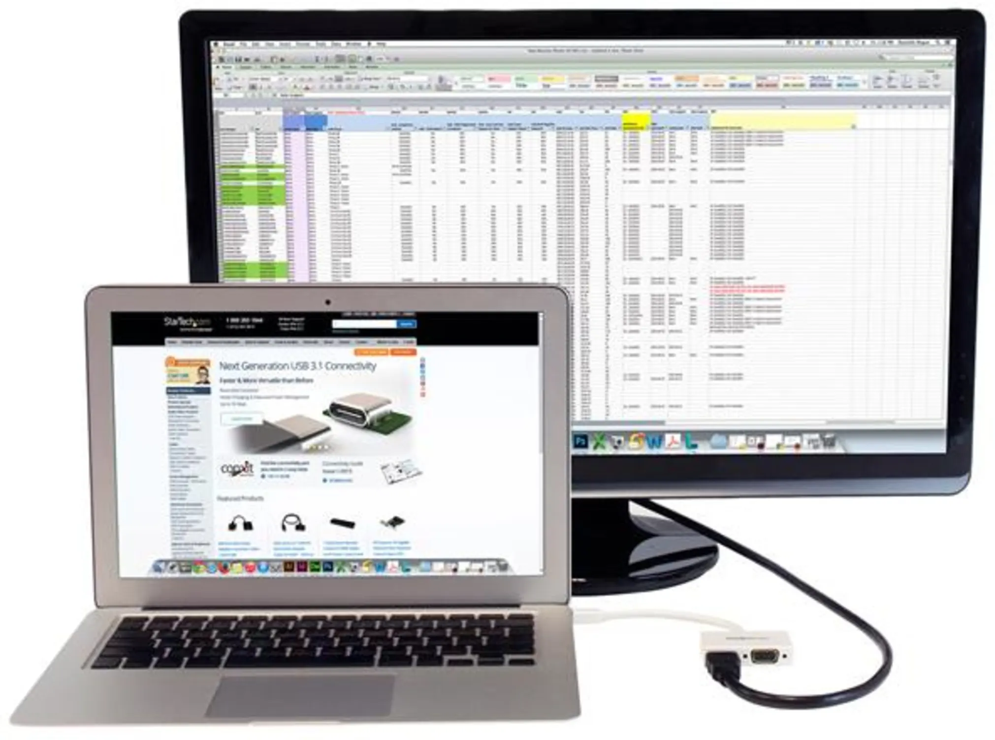 Imagen 4 de Adaptador de Video Mini DisplayPort a HDMI, VGA, 1080p Color Blanco - StarTech
