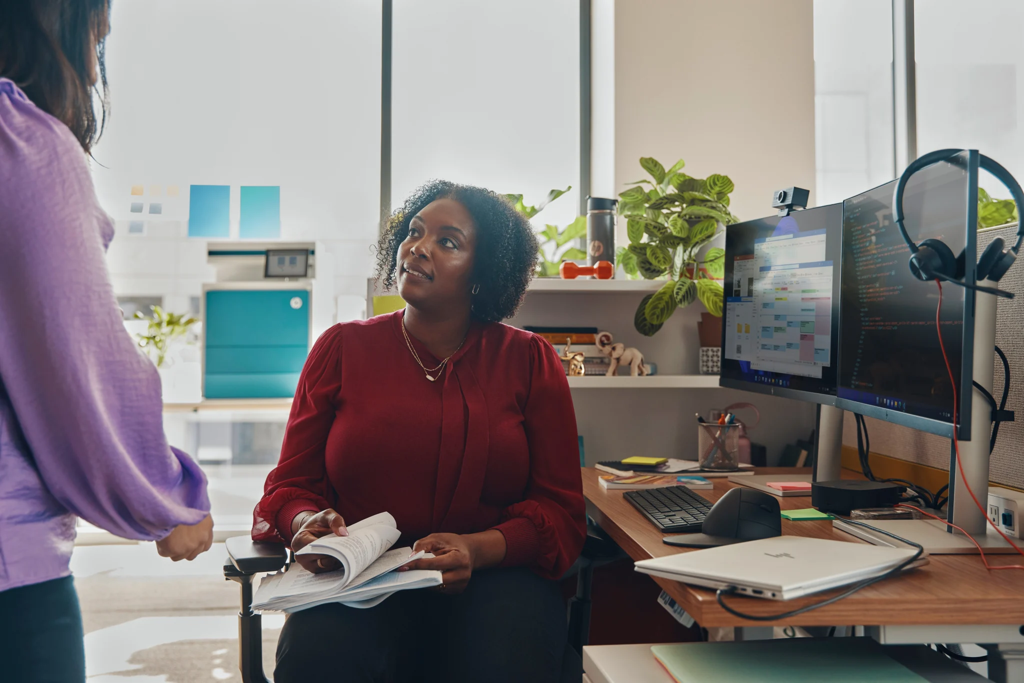Imagen 4 de Audífonos Alámbricos Poly Blackwire 3320, Microsoft Teams Certf. USB-C/A adapt.