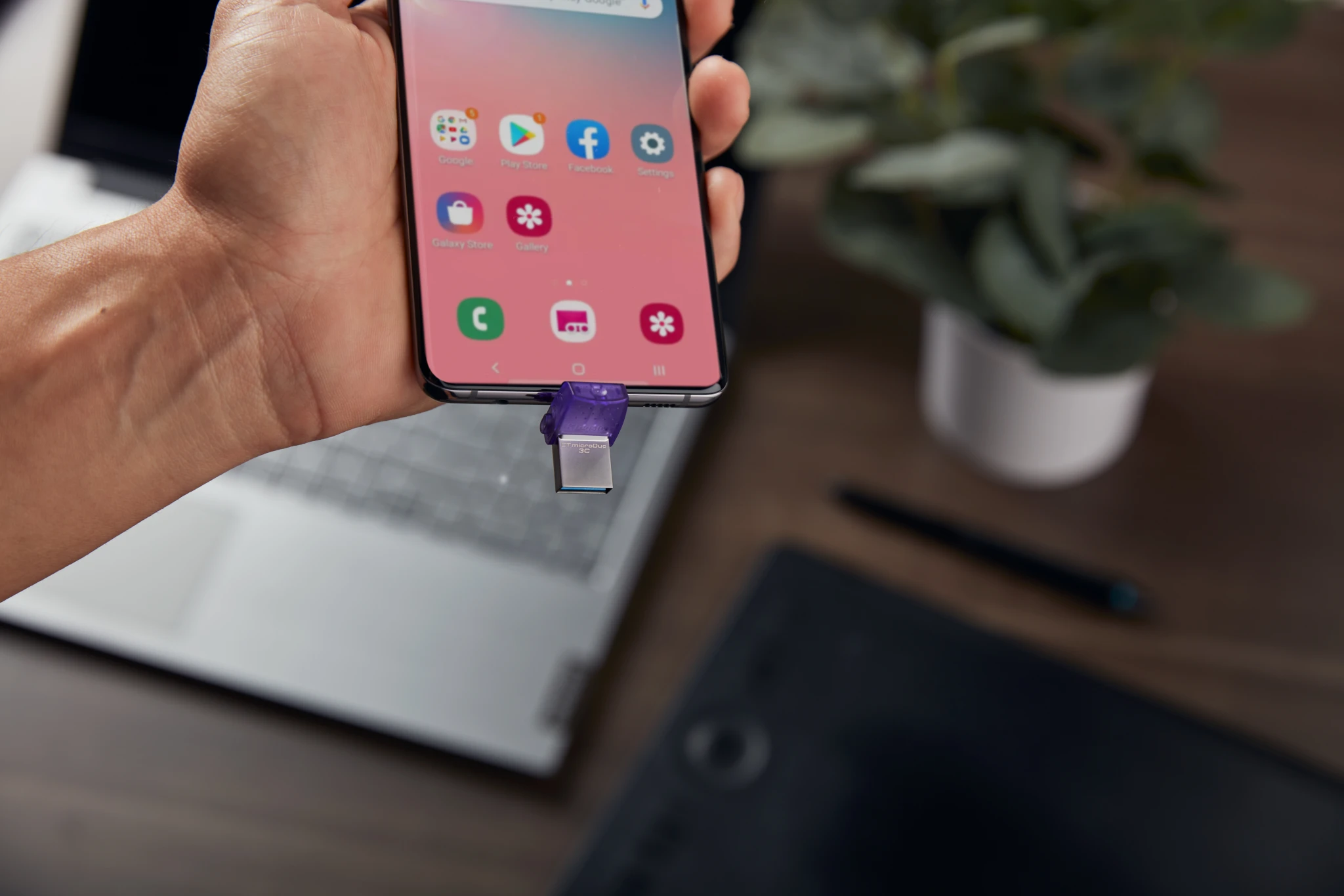 Imagen 11 de Pendrive 256GB Kingston DataTraveler microDuo 3C dual USB-A/USB-C Lec200MB/s