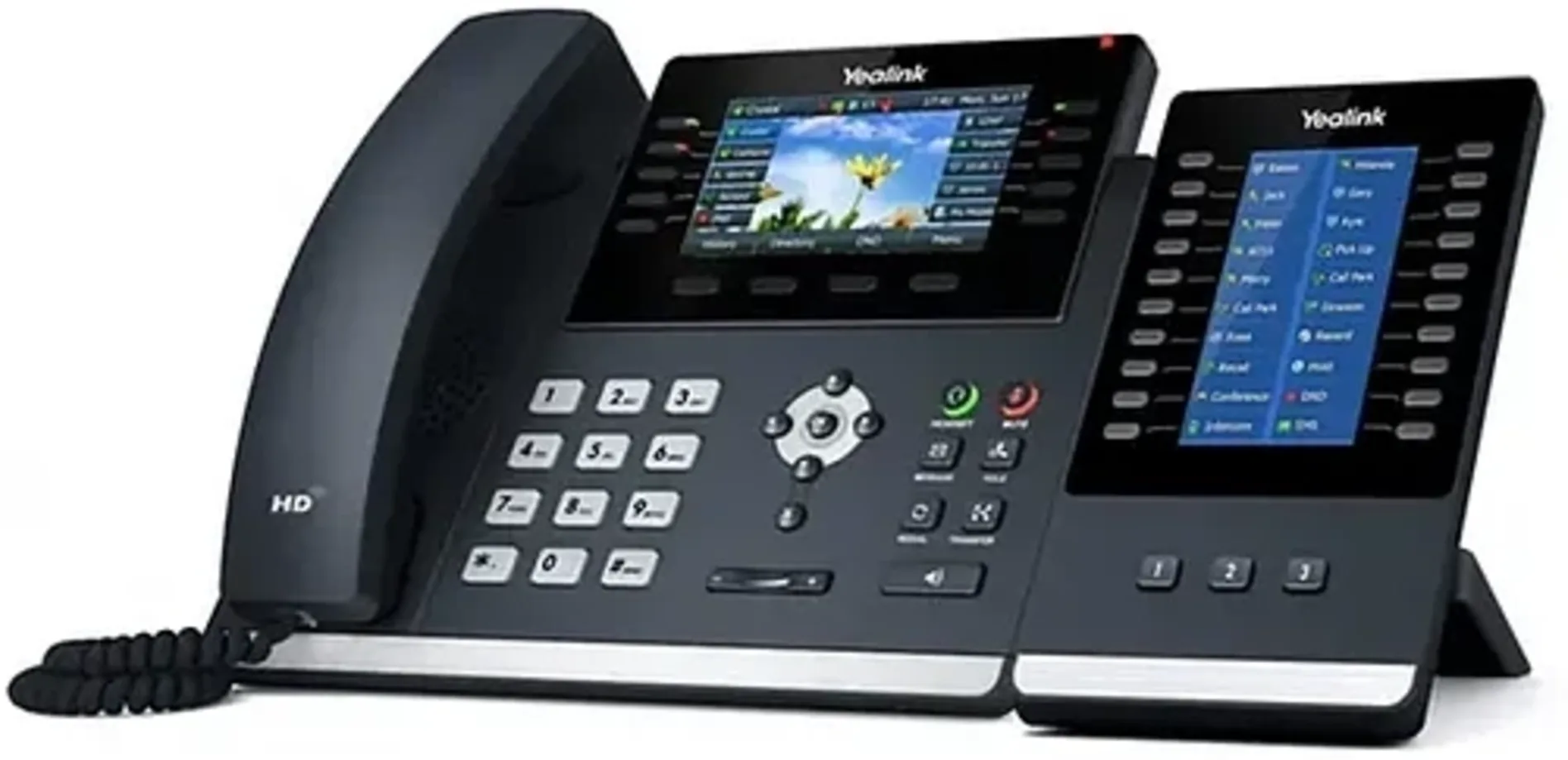 Imagen 2 de Módulo de expansión Yealink EXP-43 Pantalla 4.3" 20+3 teclas Adm 3 módulos